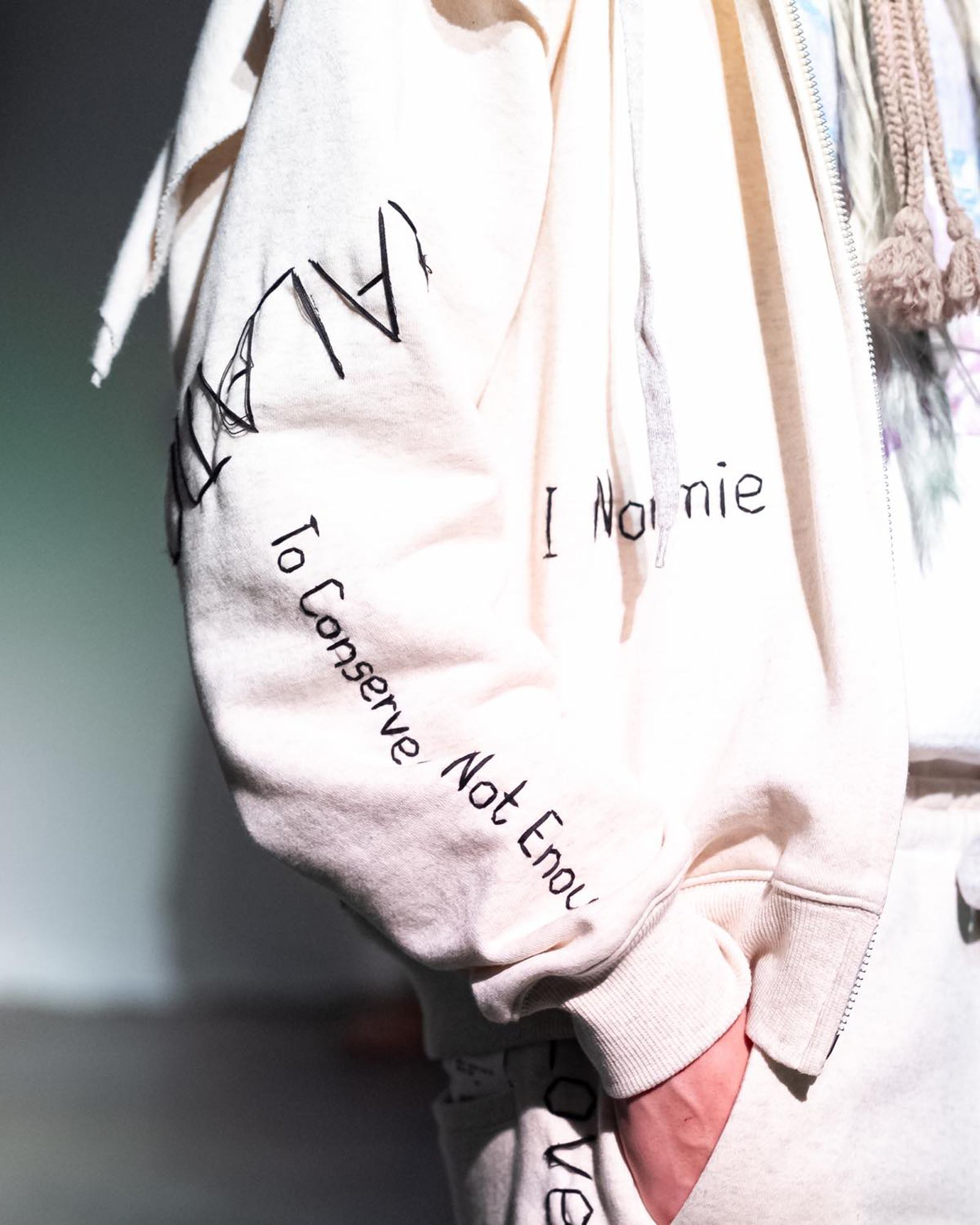 I Normie Zip Hoodie / ジップアップパーカー / ホワイト / SW-SV-NRA-1001
