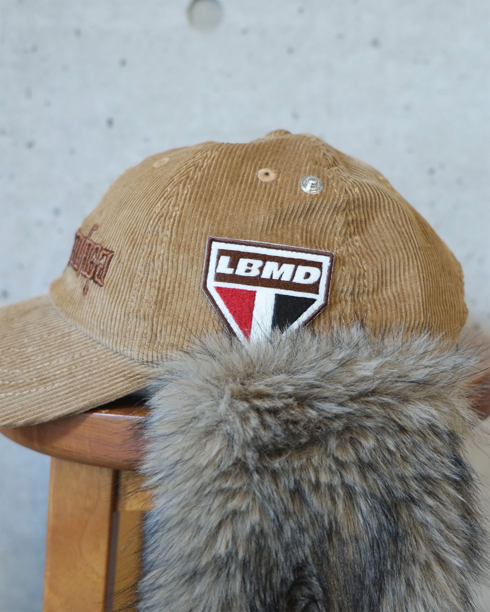 CORDUROY FLIGHT CAP / コーデュロイ フライト キャップ / ベージュ / LM-26aw-1235