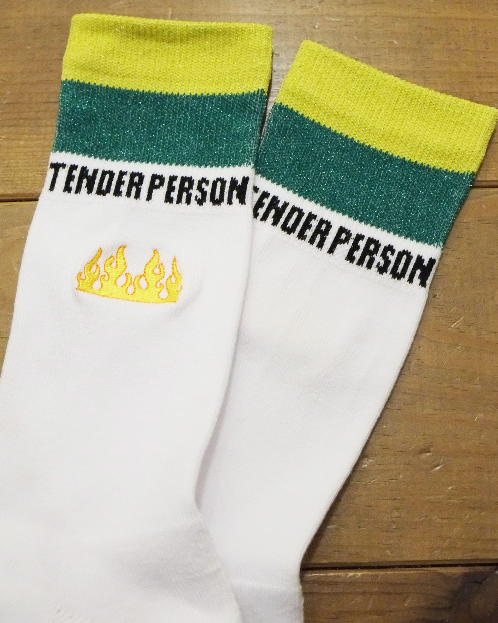 Glitter Rib Socks