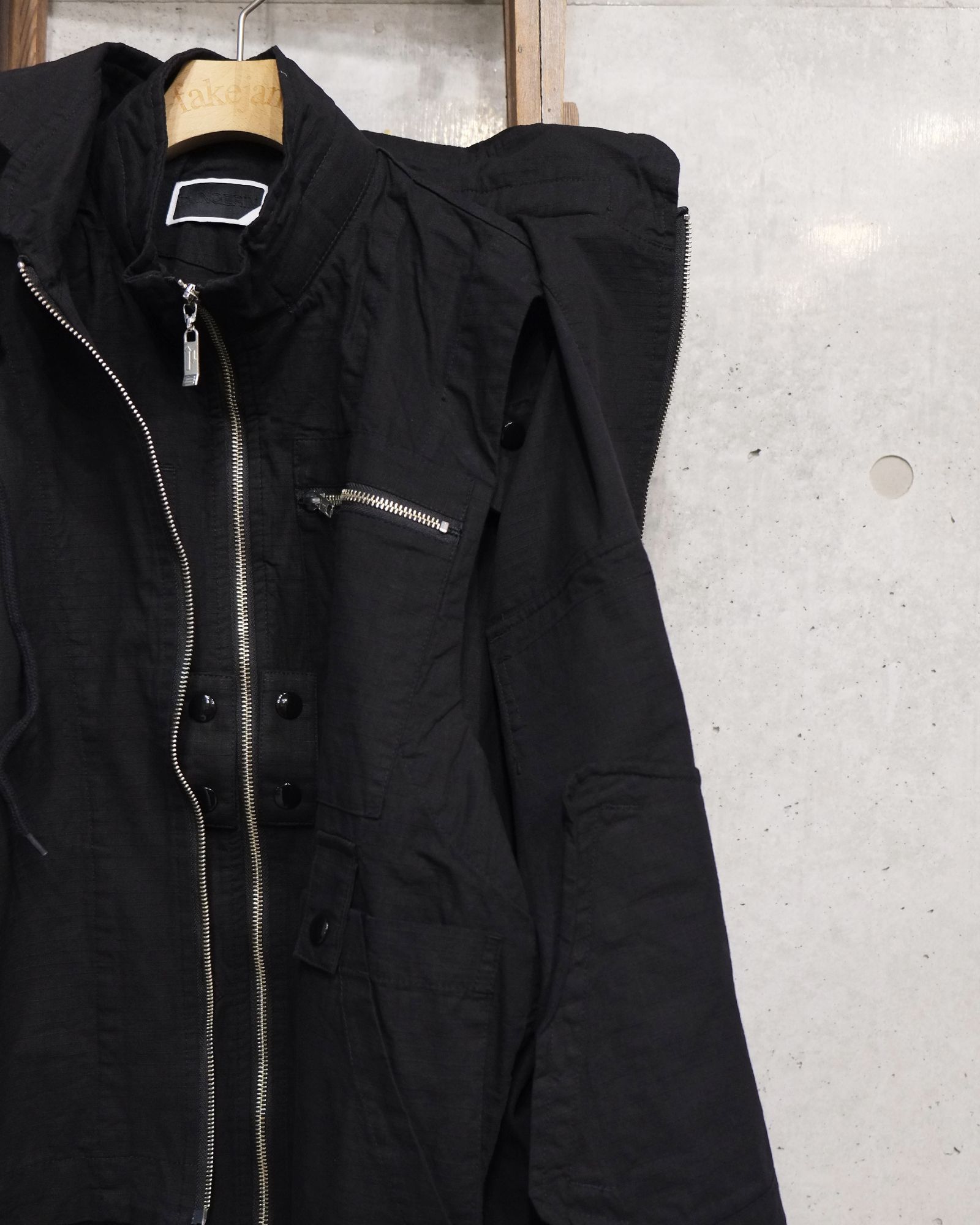 Visor Double Zip Jacket / ワークジャケット / ブラック / PD-262-JK-091