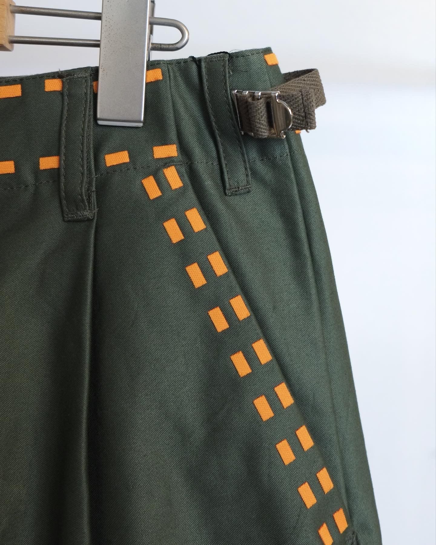 【定番デザイン】Laser Stitch Military Pants / カーゴパンツ / メンズ