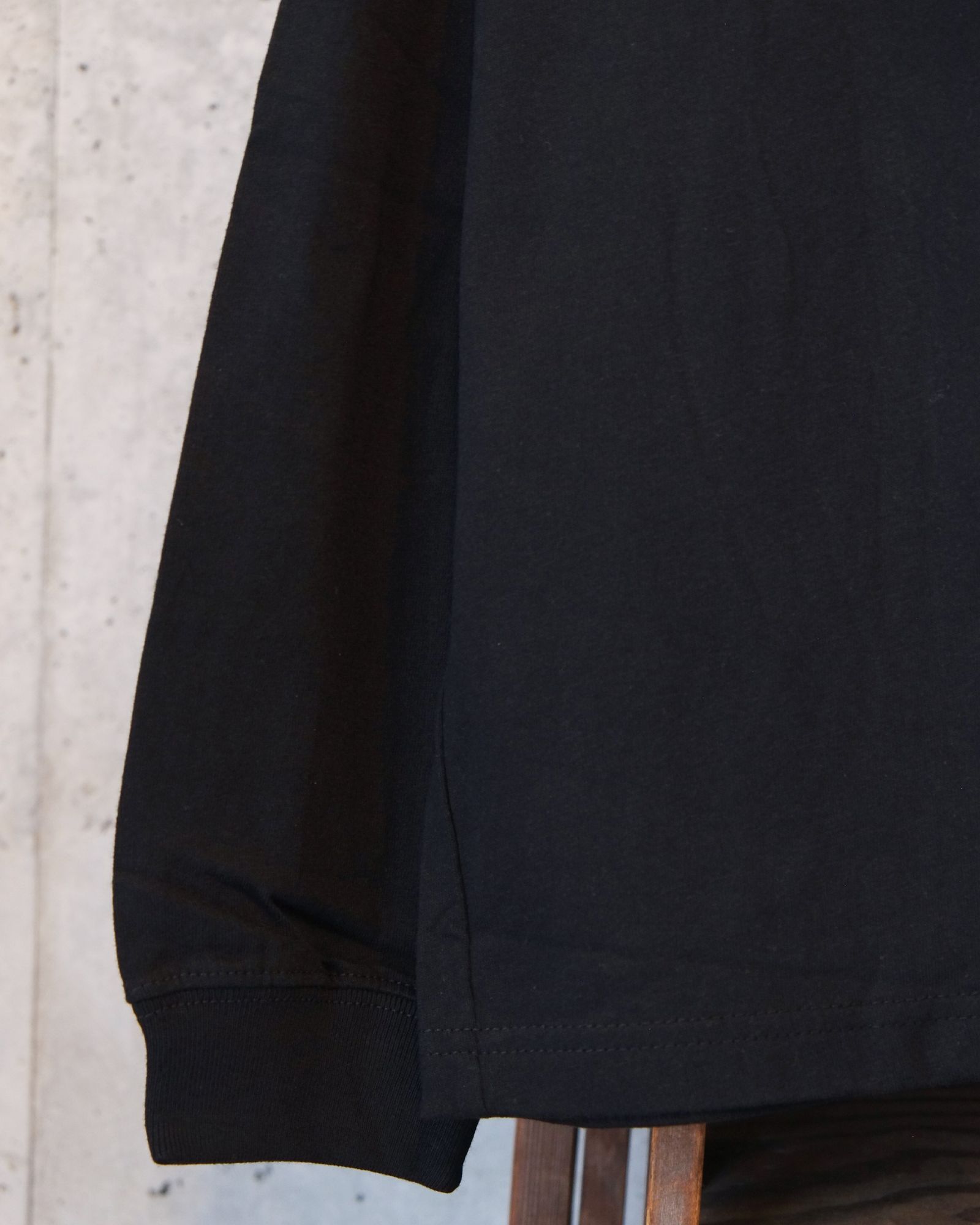 Abstract Photograph L/S Tee / ロングスリーブ Tシャツ / ブラック / MW-CT26102