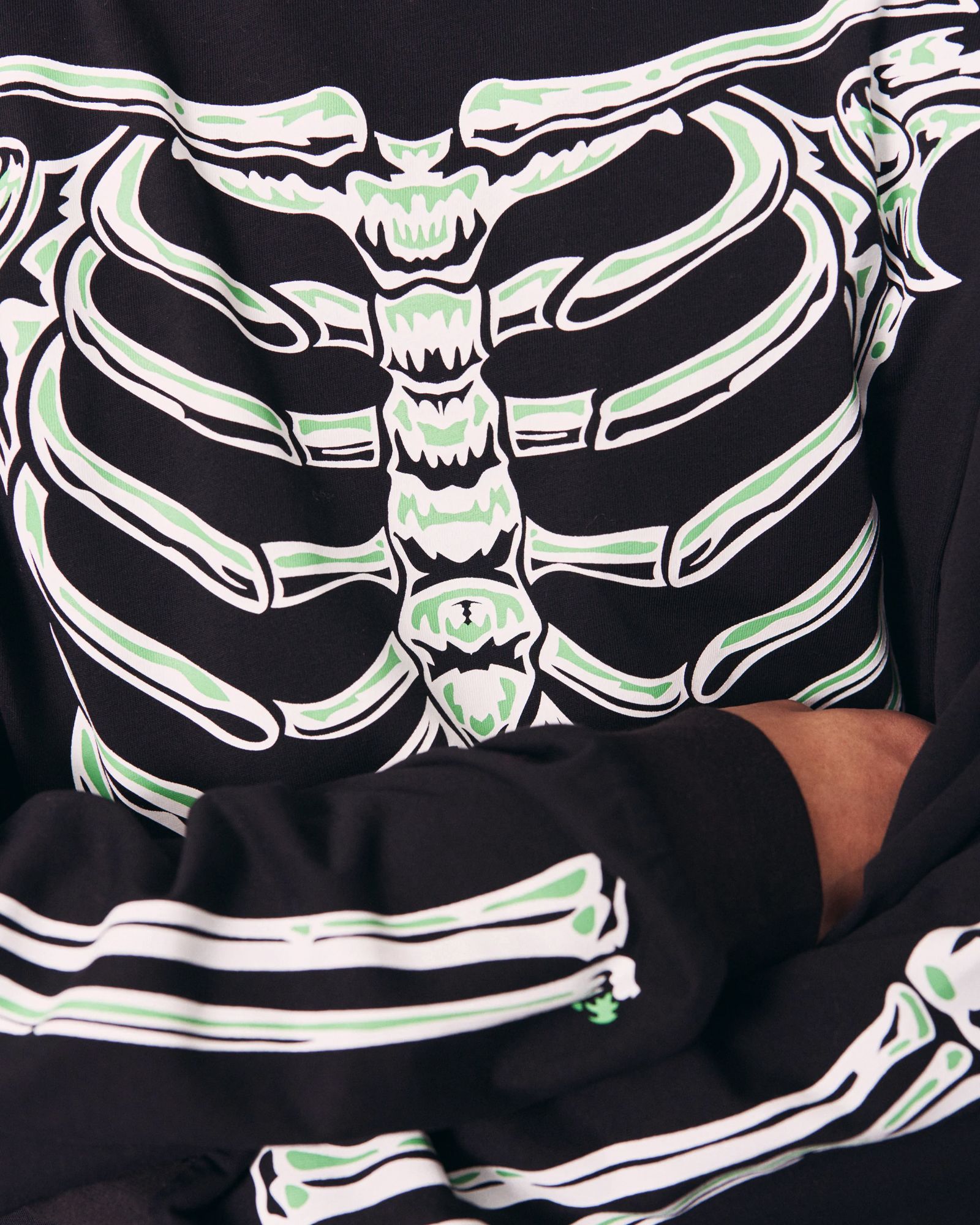 Bone L/S Tee / ボーン ロングスリーブTシャツ / ブラック / PD-262-LCS-051