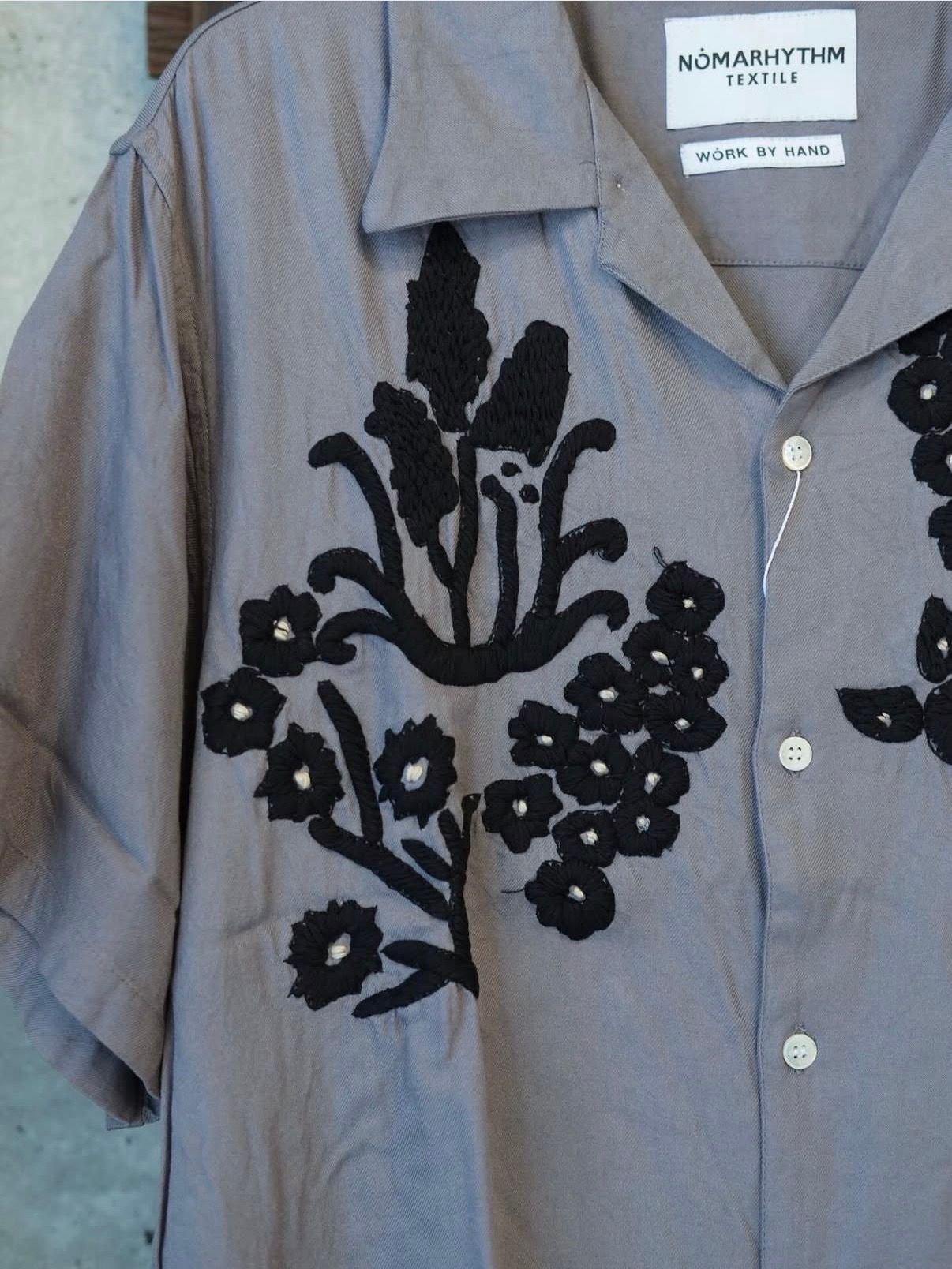 Flower Hand Embroidery Shirt
