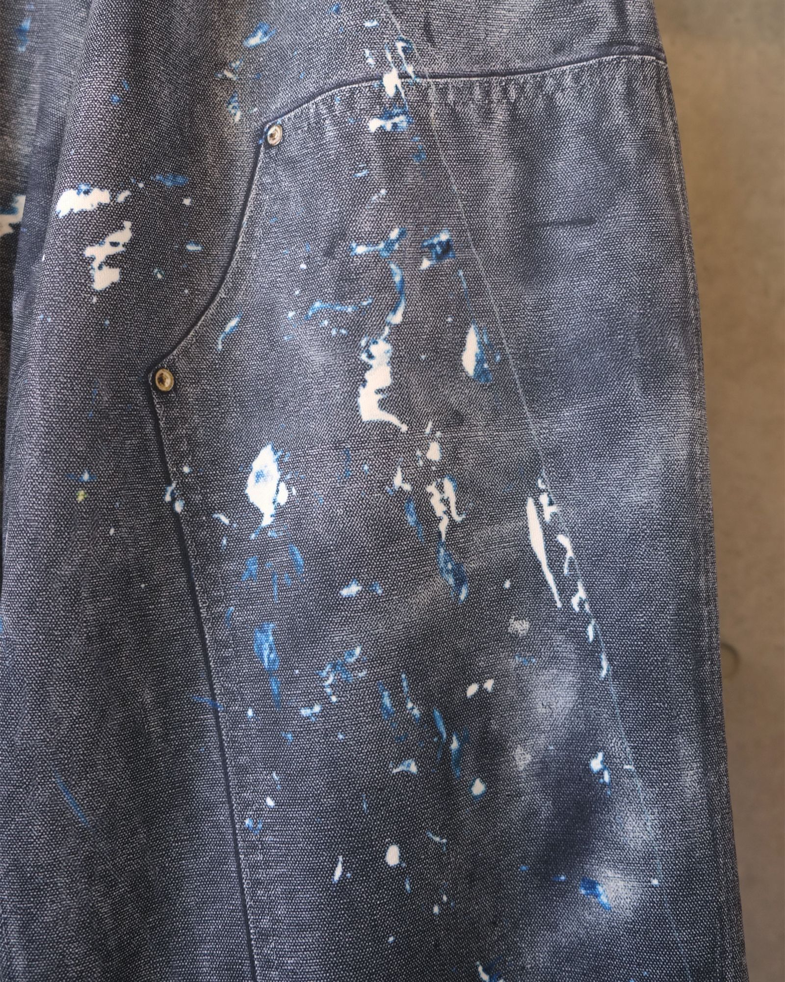 Print Duck Wide Pants