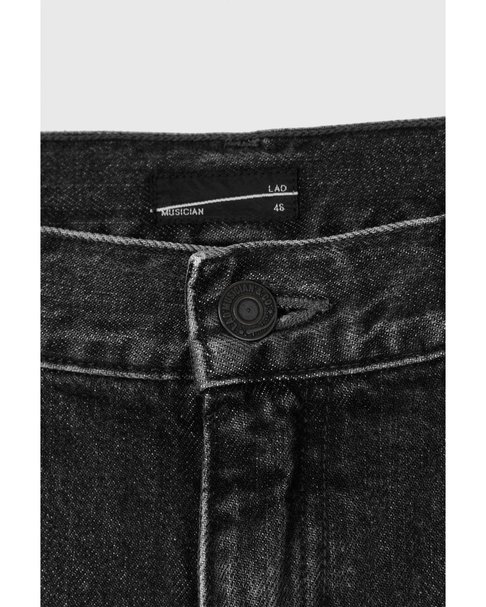 LAD MUSICIAN - 12oz Denim Straight Pants | fakejam