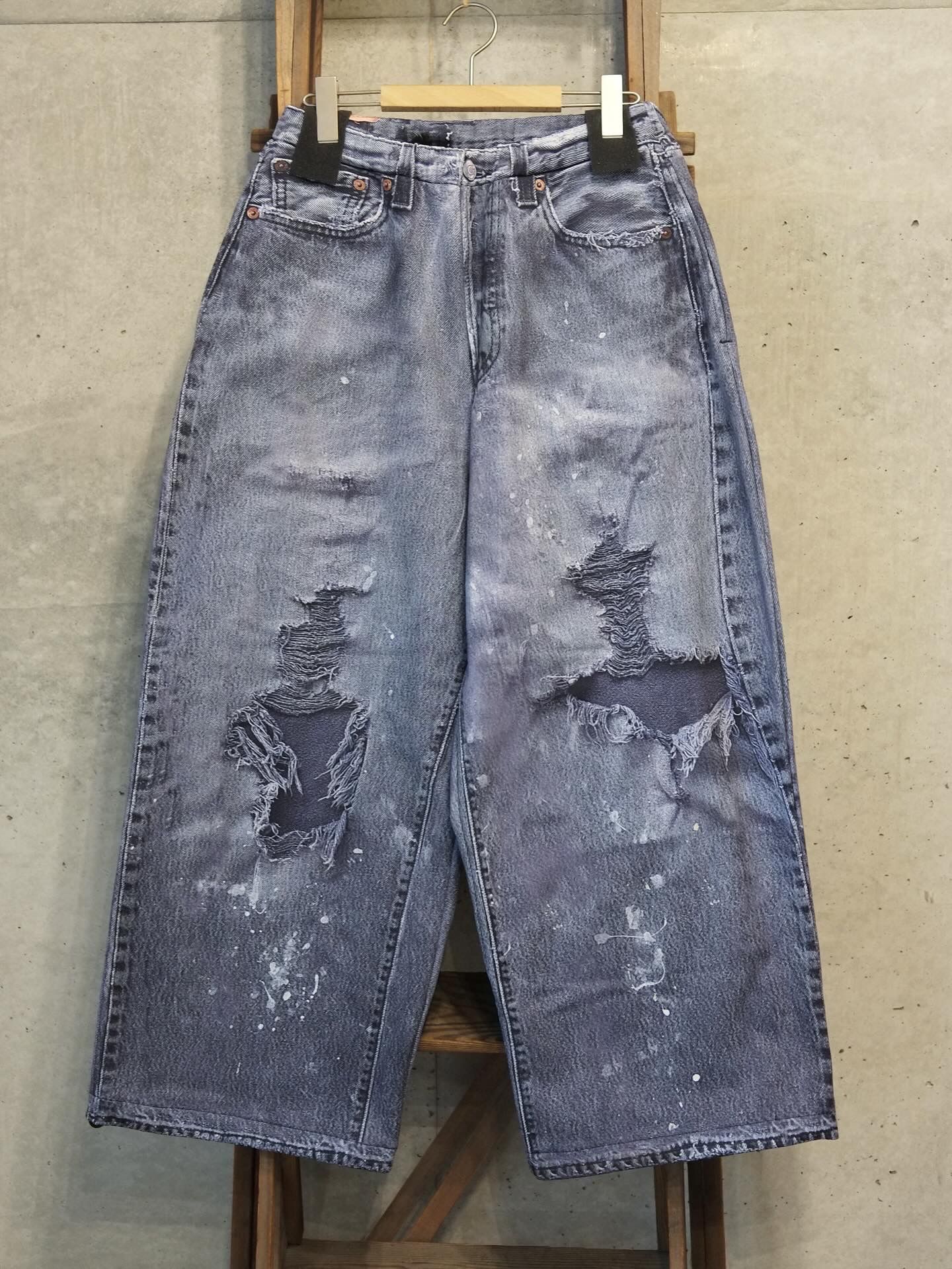 Denim Printfleece Lining Wide PT