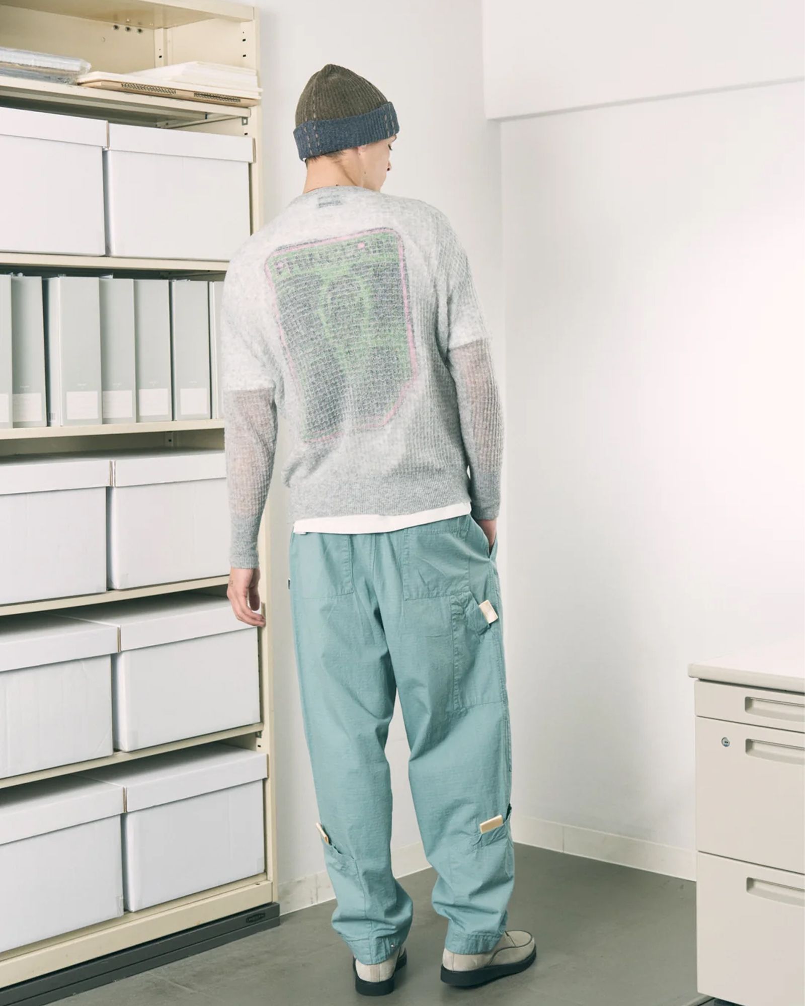 Pull Tab Flight Pants / フライトパンツ / フェードミント / PD-262-BT-061