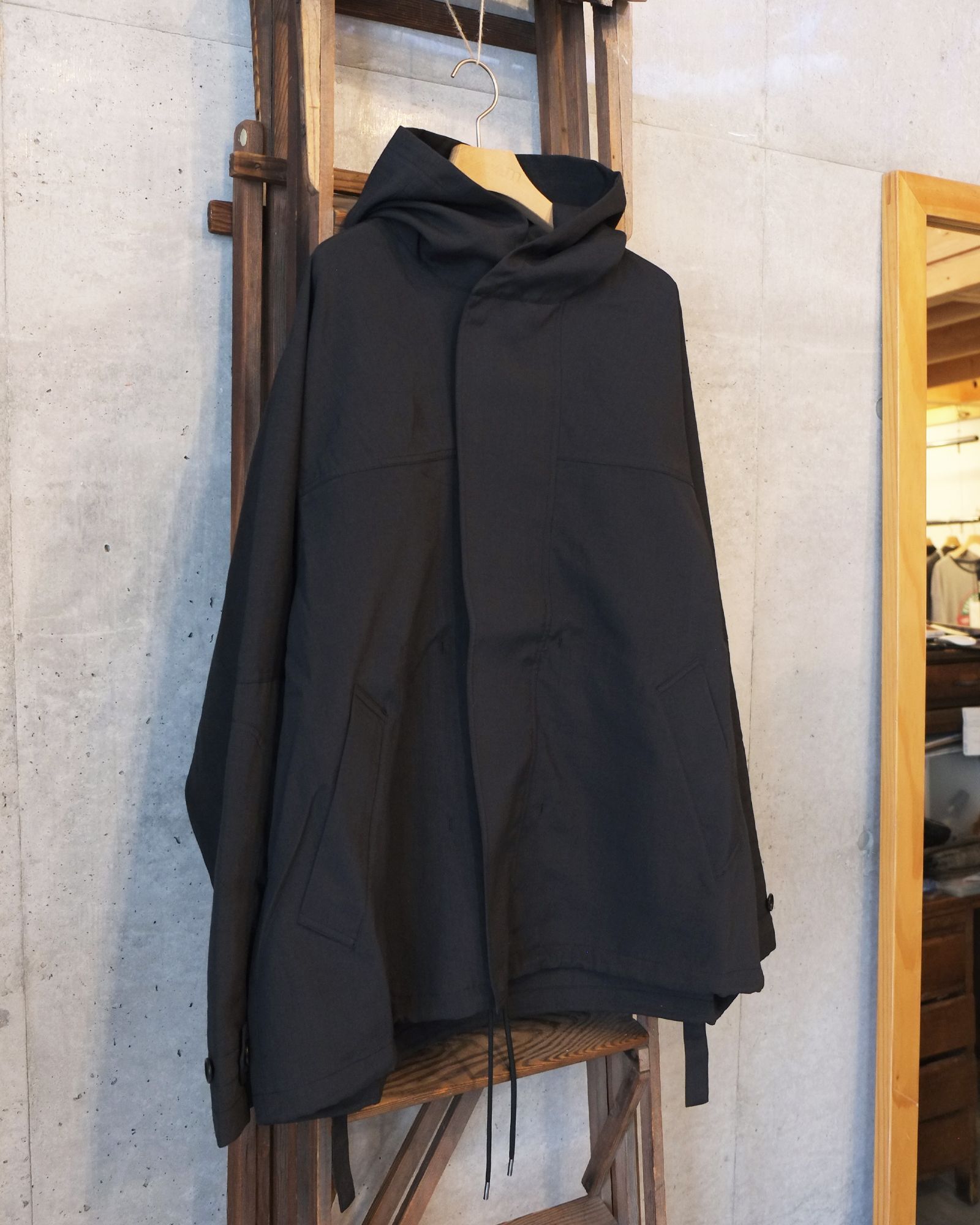 Desert Cloth Neutral Hooded Blouson / ブルゾン / ブラック / MW-JKT26102