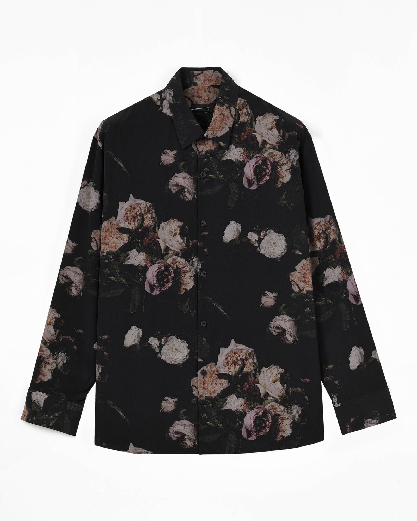 LAD MUSICIAN - Dechine Paint Flower Big Shirt / 長袖シャツ