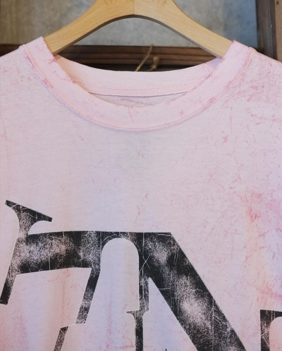 Bootleg Tee(CHAOS001)Splash Dyed Red