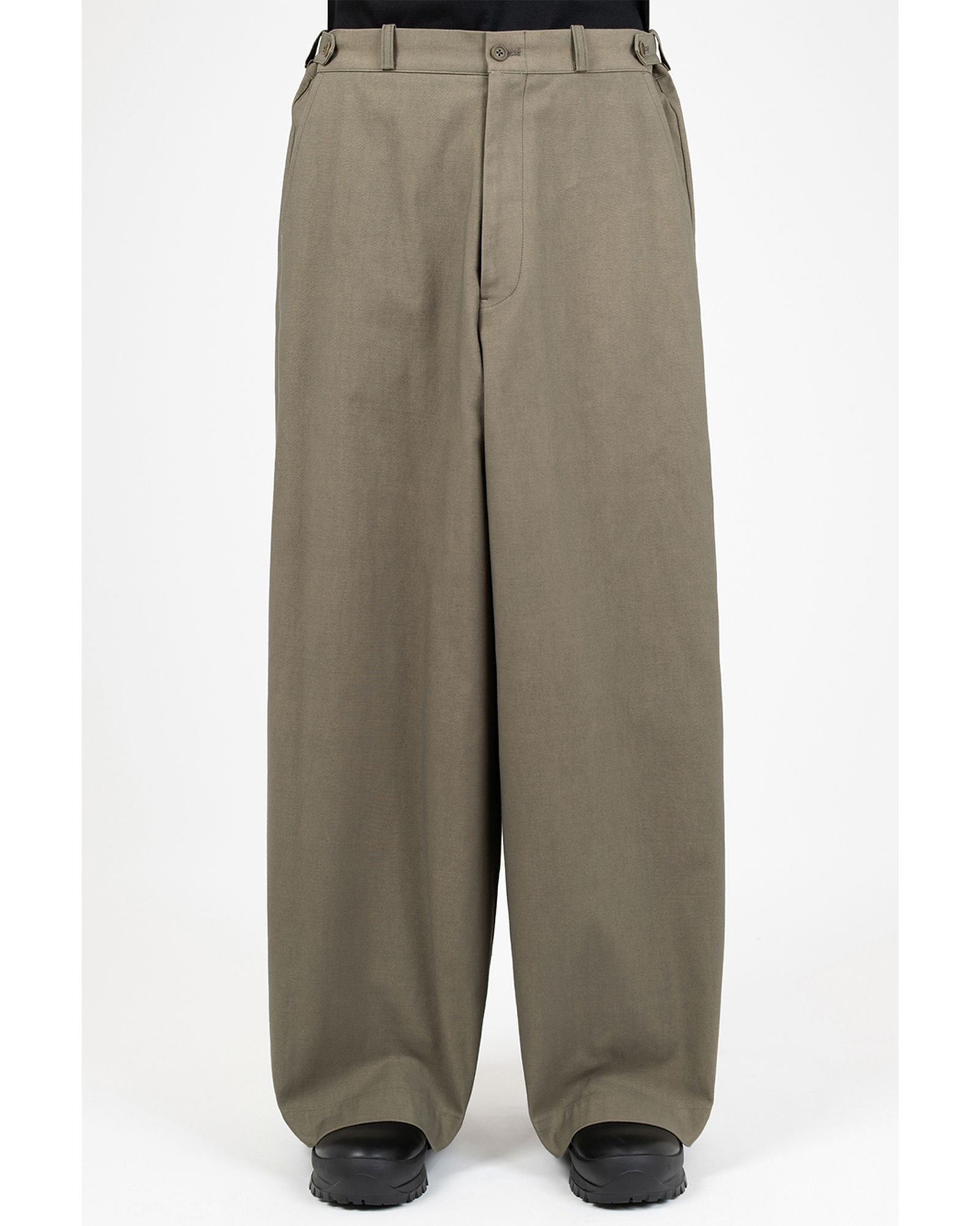 C/N CORDURA BACKSATIN BAGGY PANTS / バギーパンツ / グレーベージュ / 2226-559