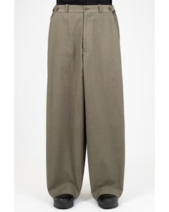 C/N CORDURA BACKSATIN BAGGY PANTS / バギーパンツ / グレーベージュ / 2226-559