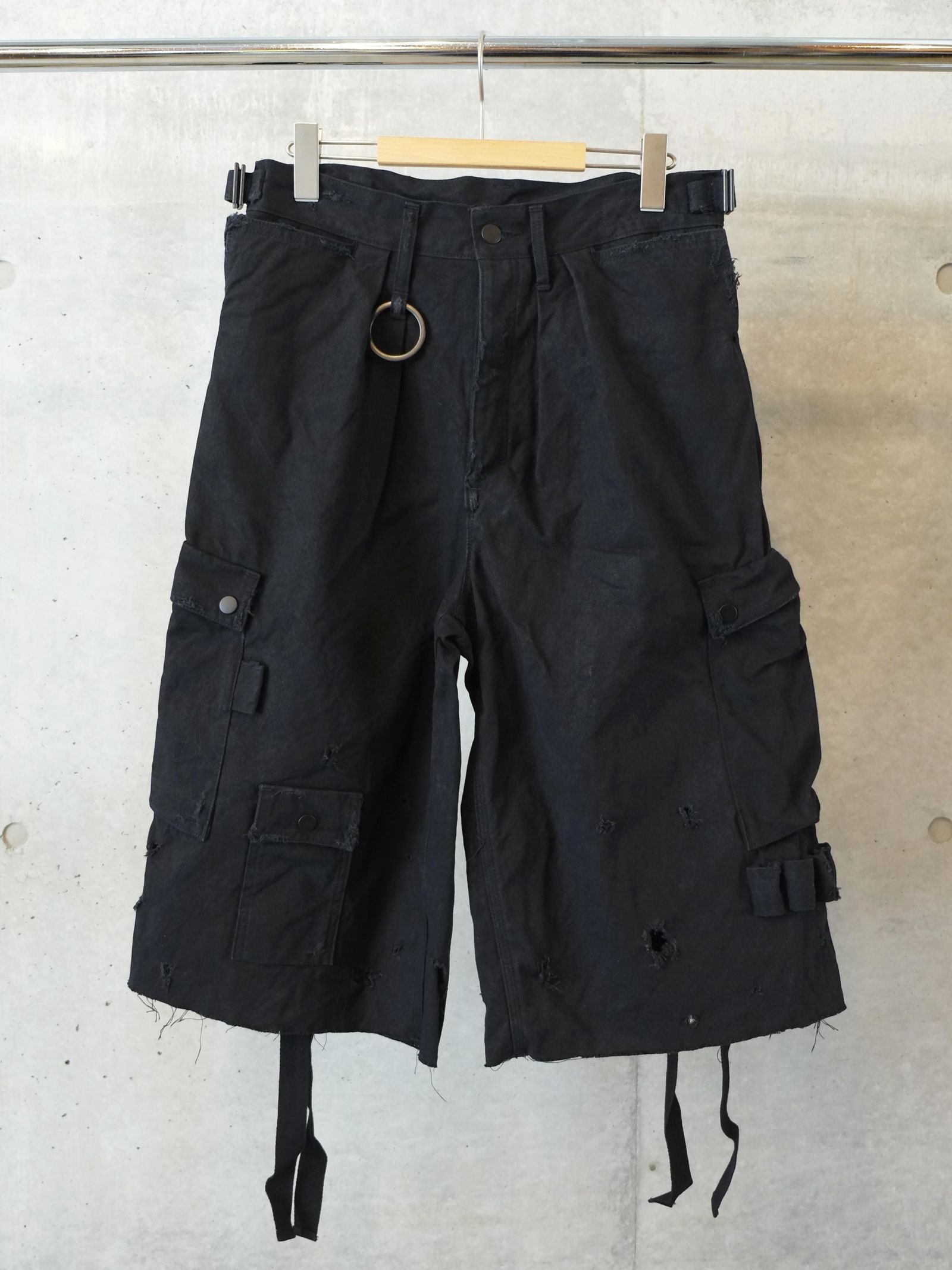 Heavy Cargo Short With Damaged(AGED CANVAS)