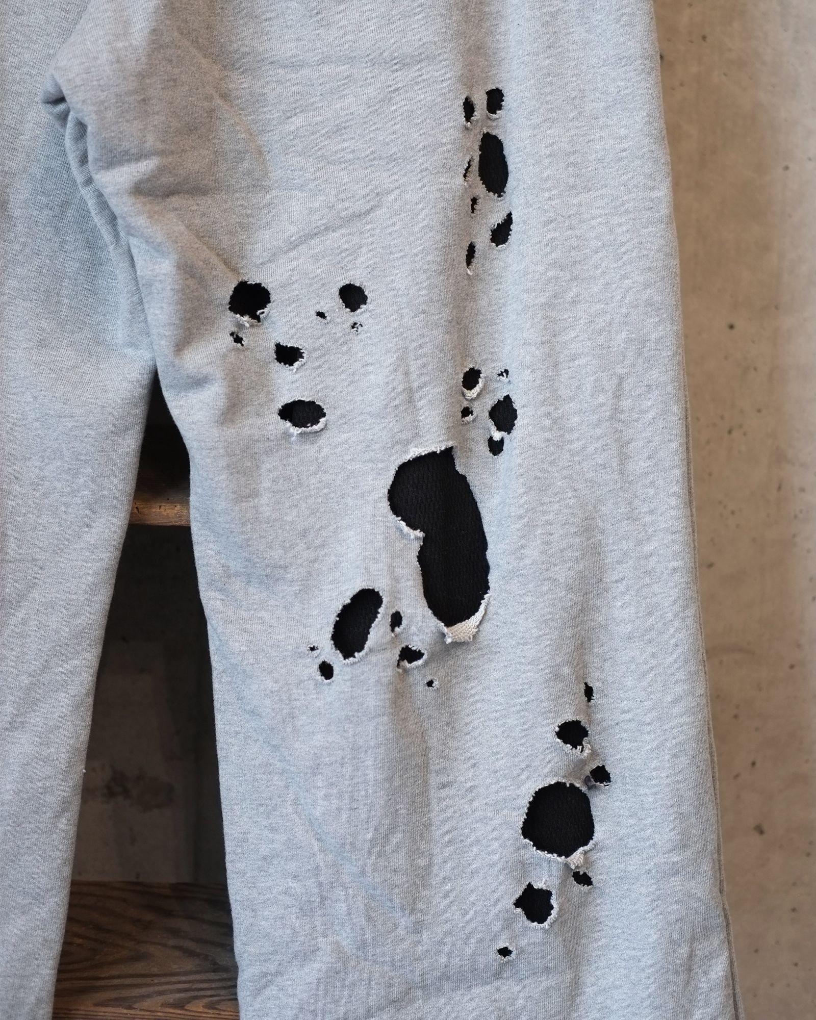 Damage Layered Sweat Pants