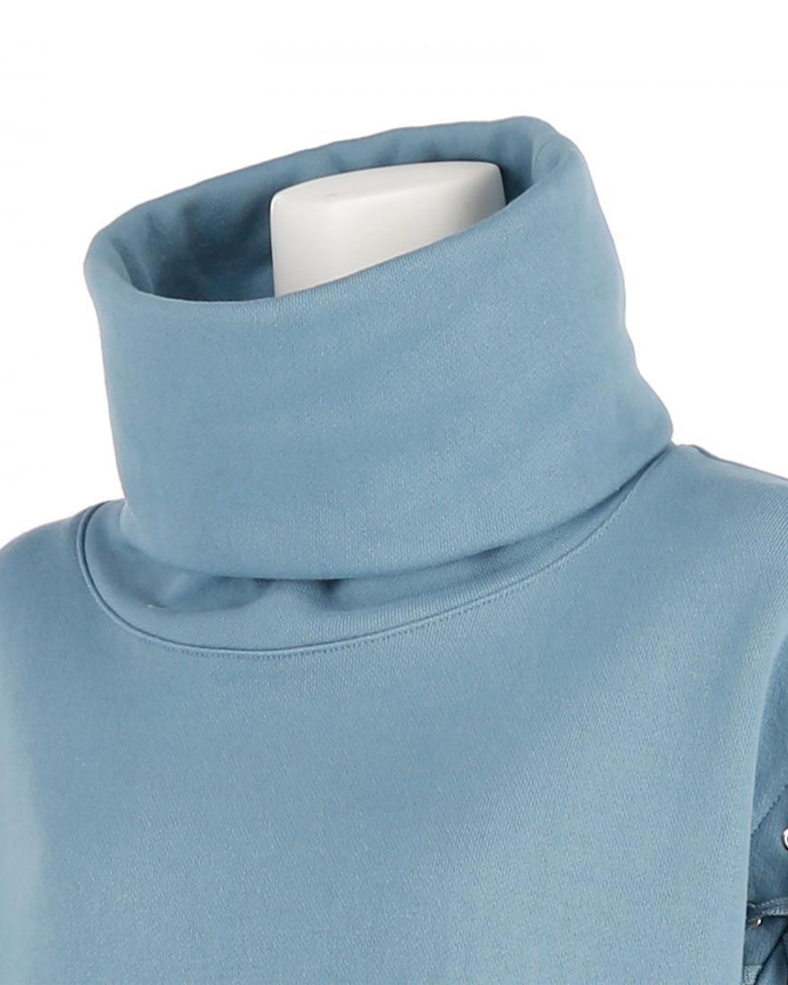 Lace Up Turtle Neck Sweat Shirt