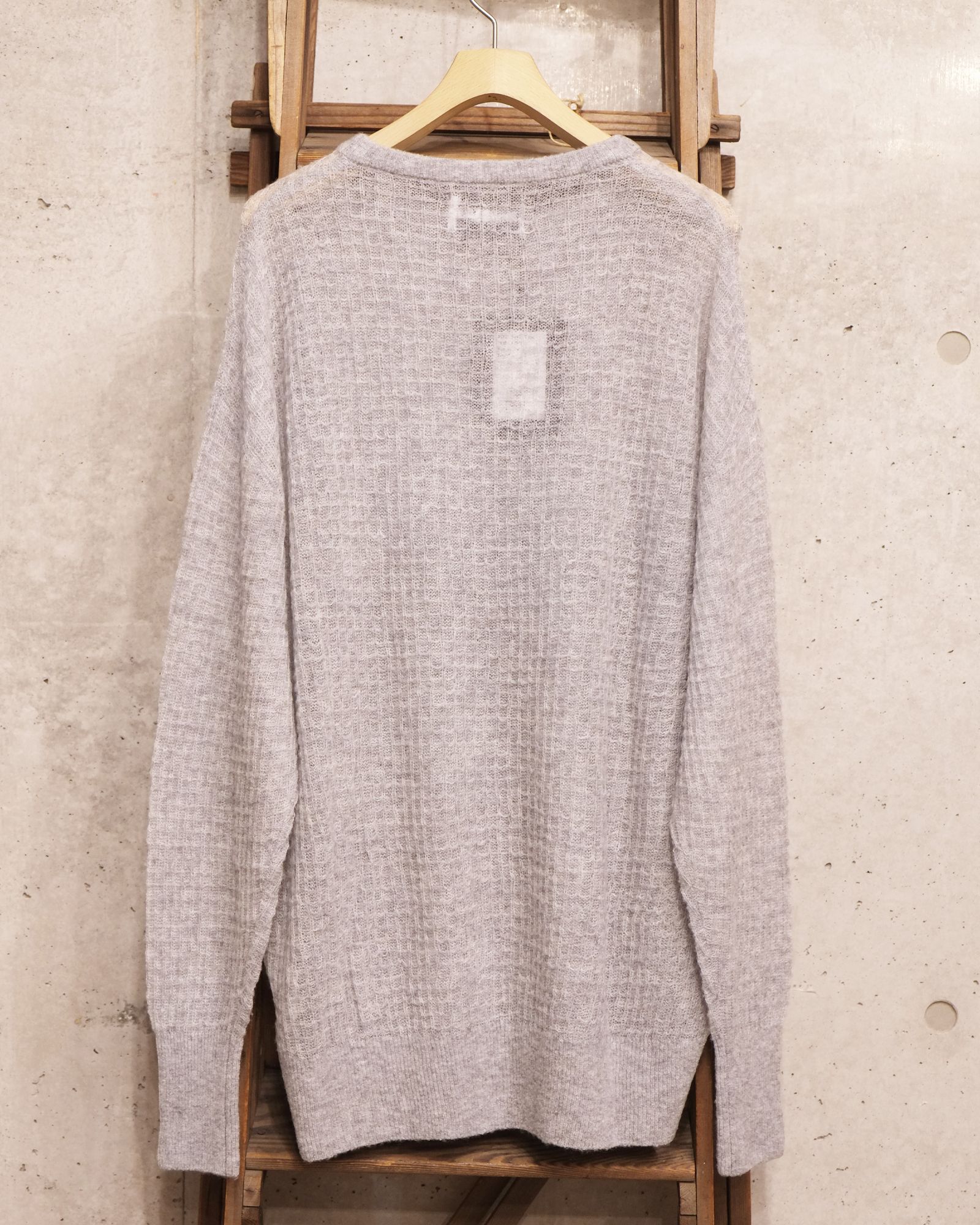 Aiy Merino Waffle Sweater / ニット / グレー / PD-262-KN-071