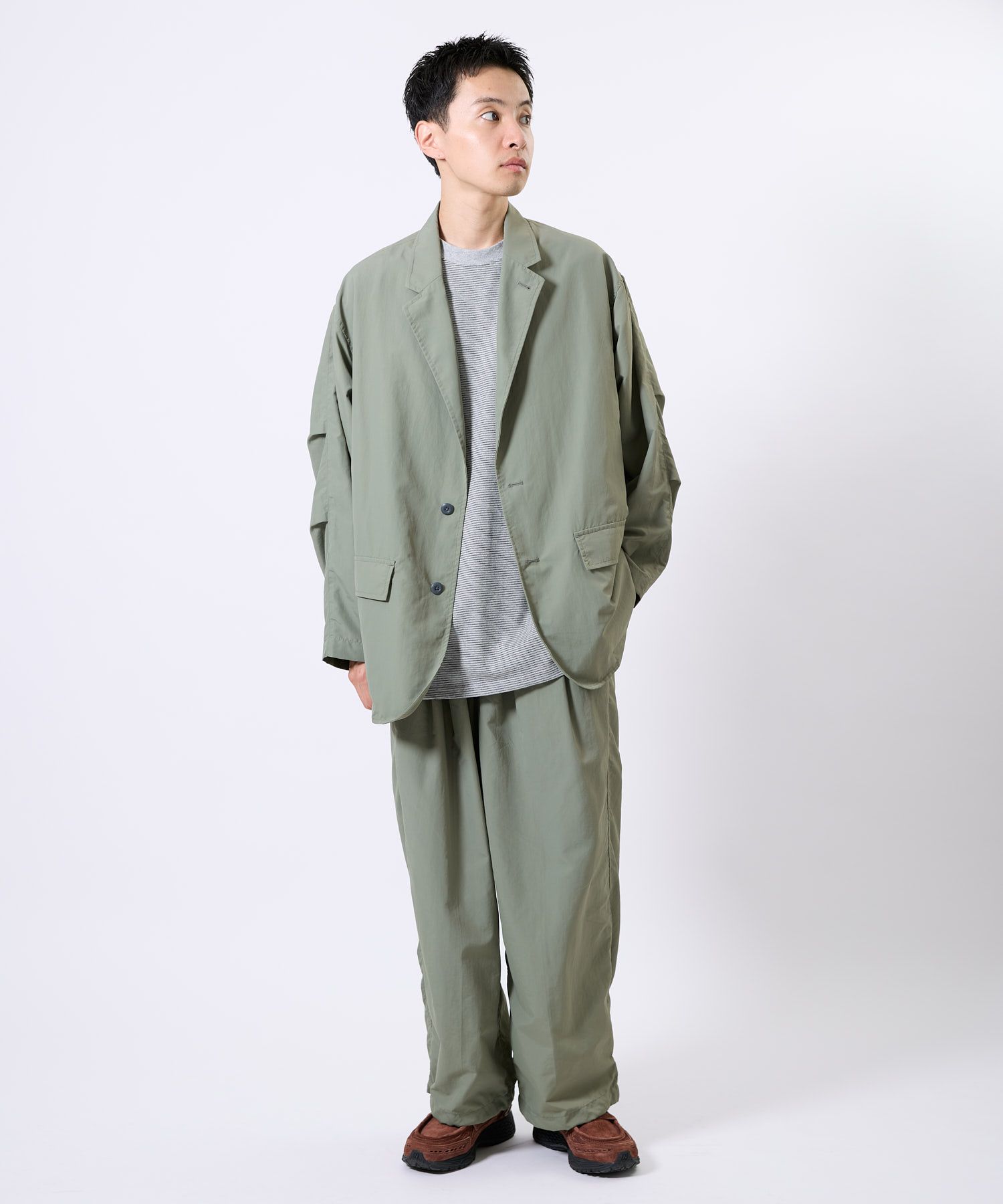 Supplex® DAILY EASY TROUSERS / イージー トラウザース / グレー / MTM-PT-0385-26-C