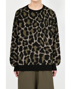 Leopard Crew Neck Pullover