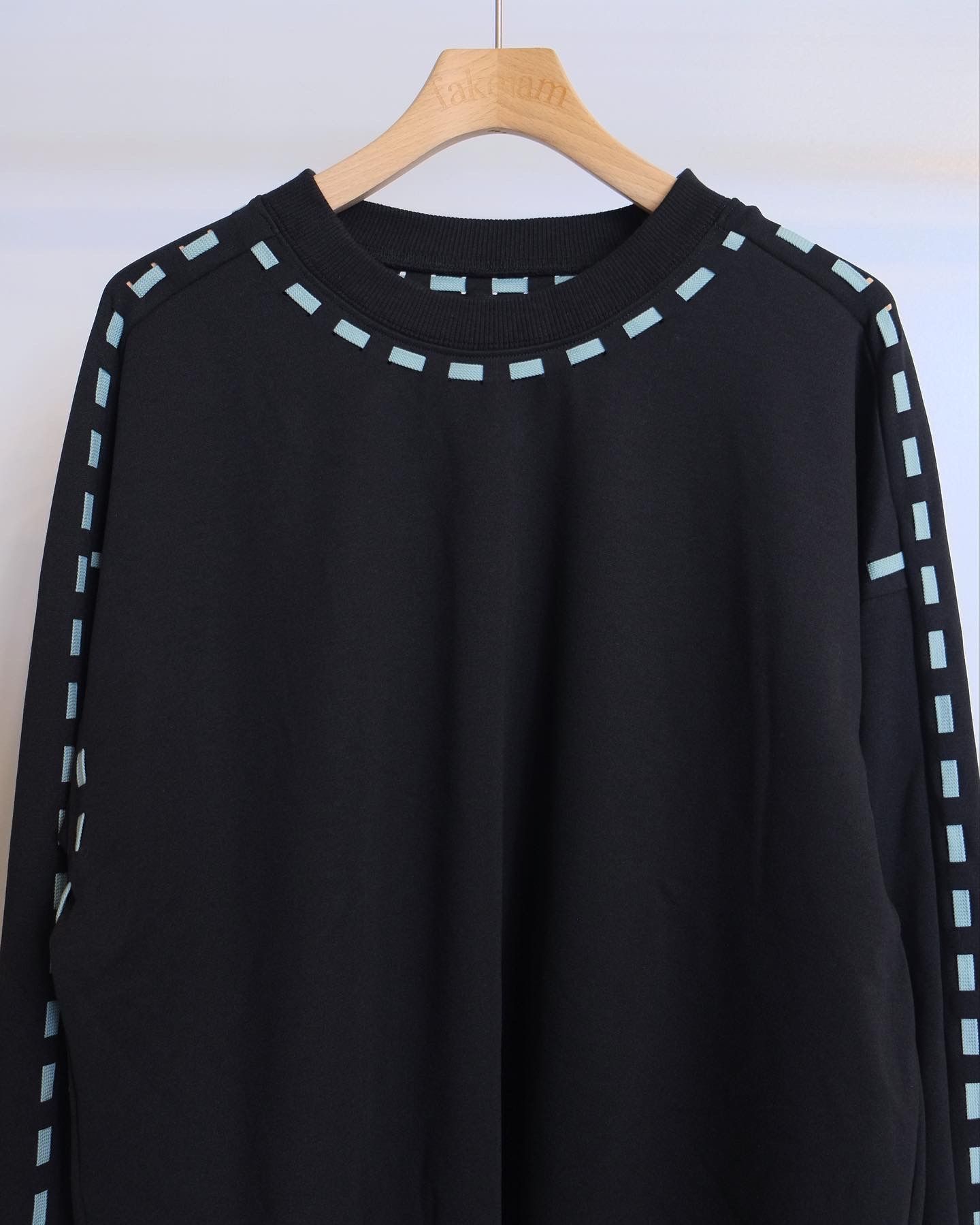 【定番デザイン】Cord Stitch Long T-Shirt / メンズ