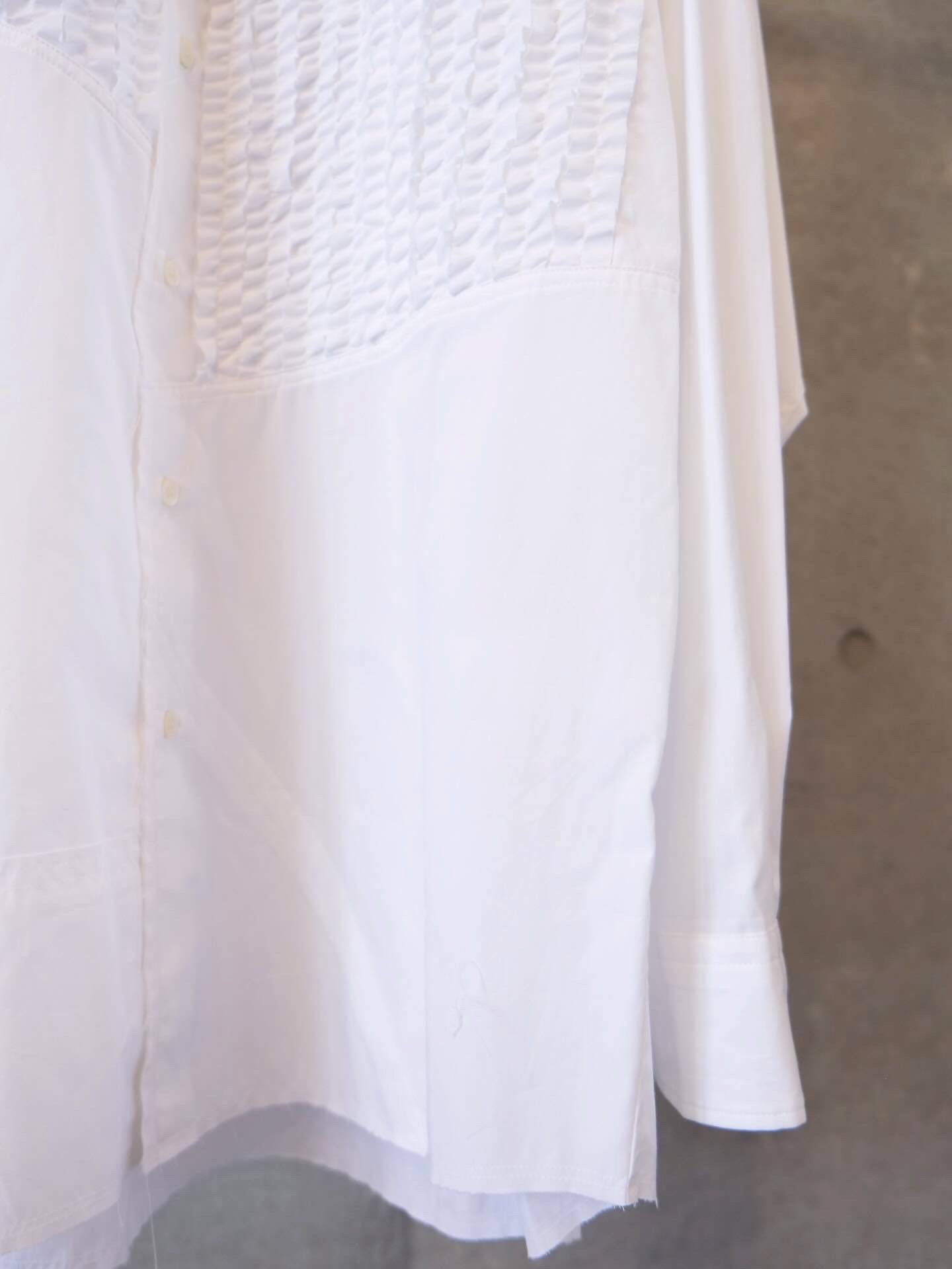 Frilled Patchwork Shirt