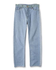 Laser Stitch Jeans