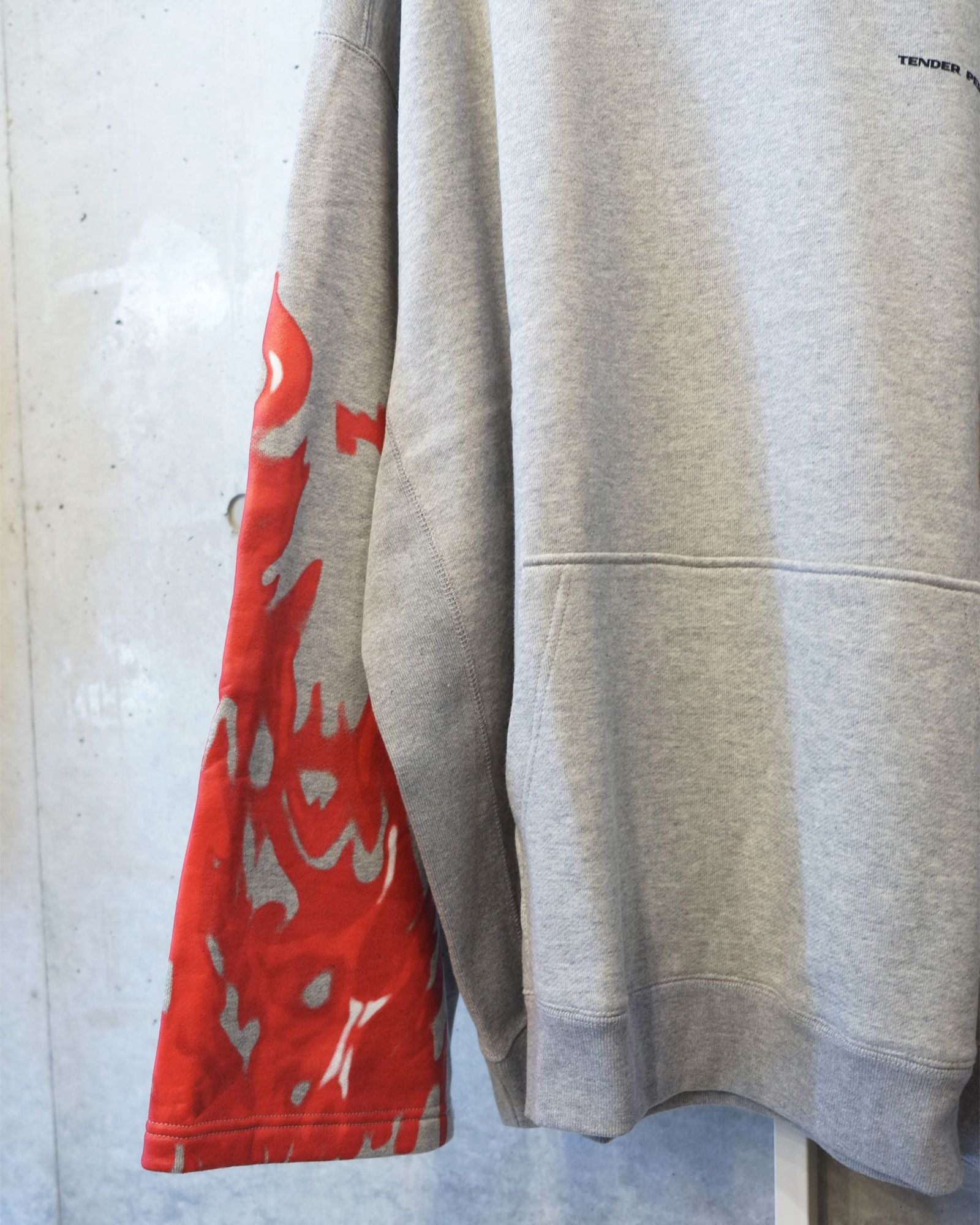 Flame Pettern Hoodie