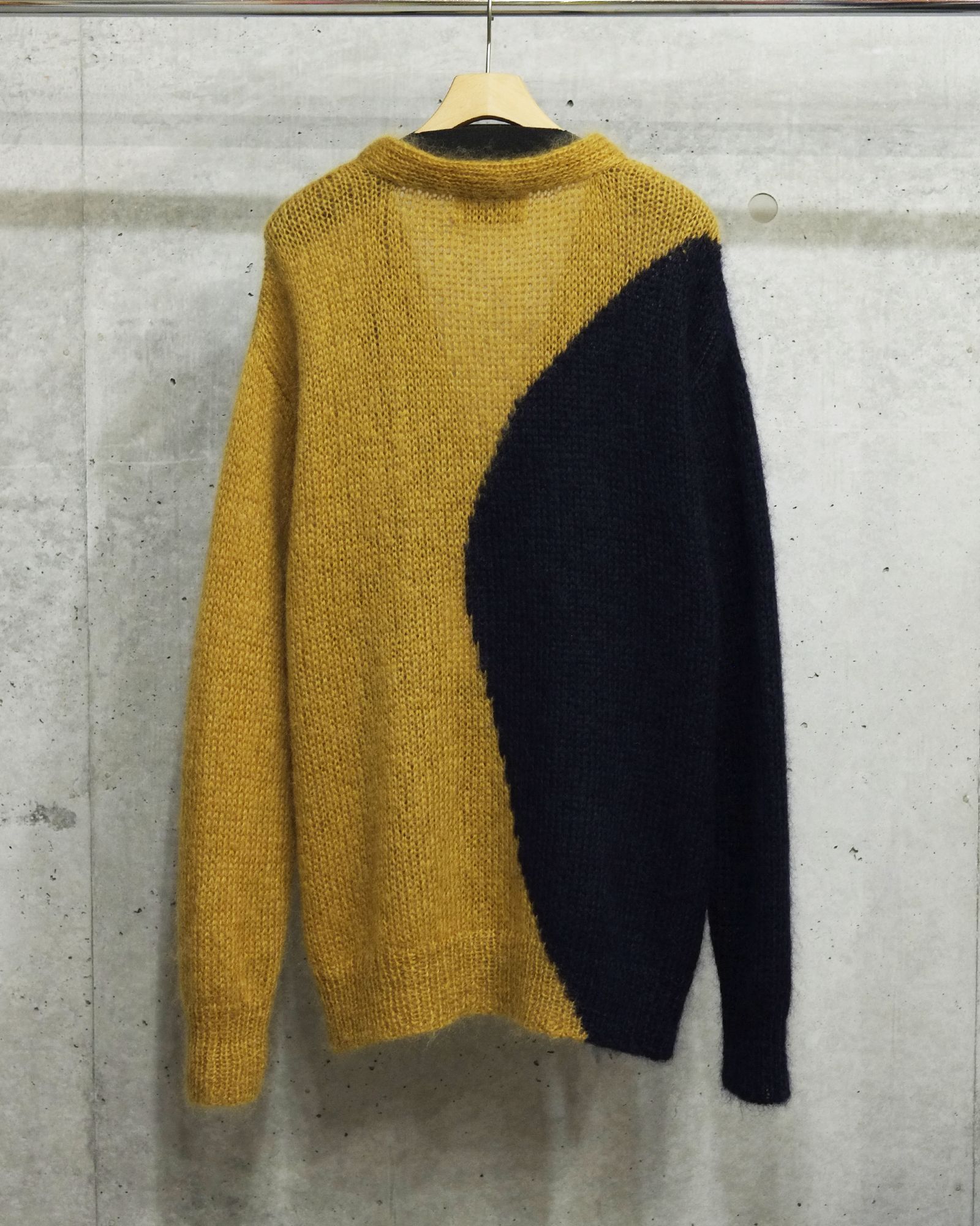 Hand-Knit Diamond Cardigan