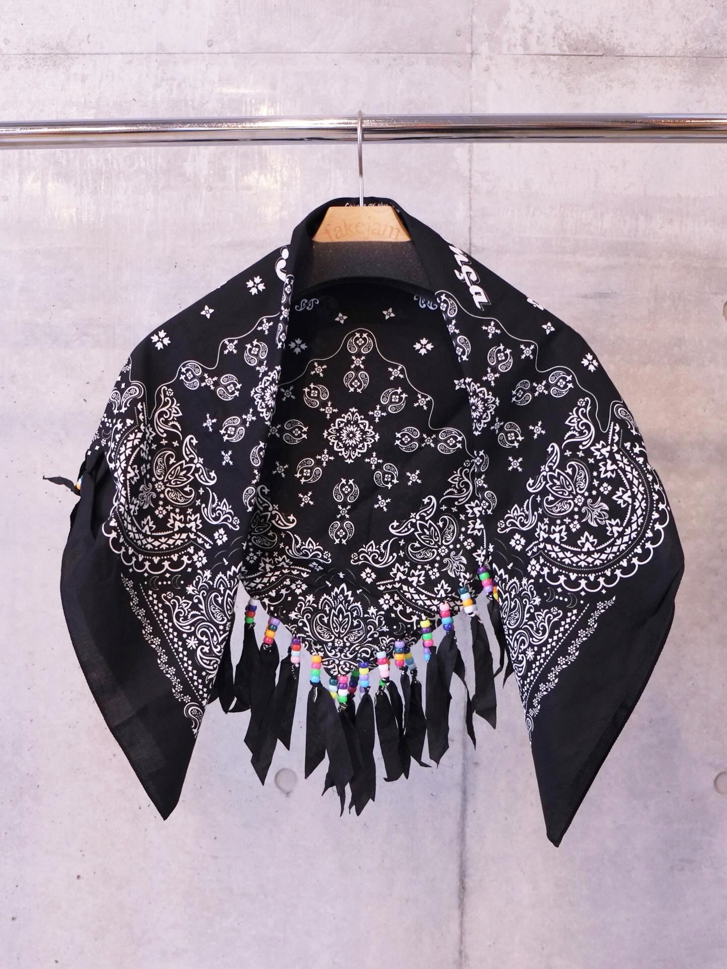 Bigsize Heart Fringe Bandana