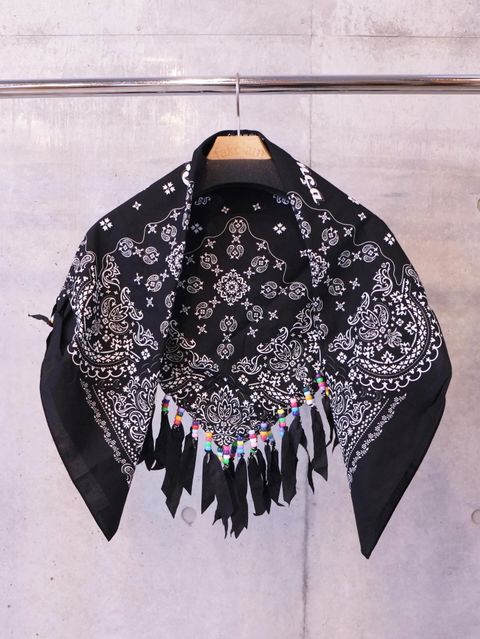 Bigsize Heart Fringe Bandana
