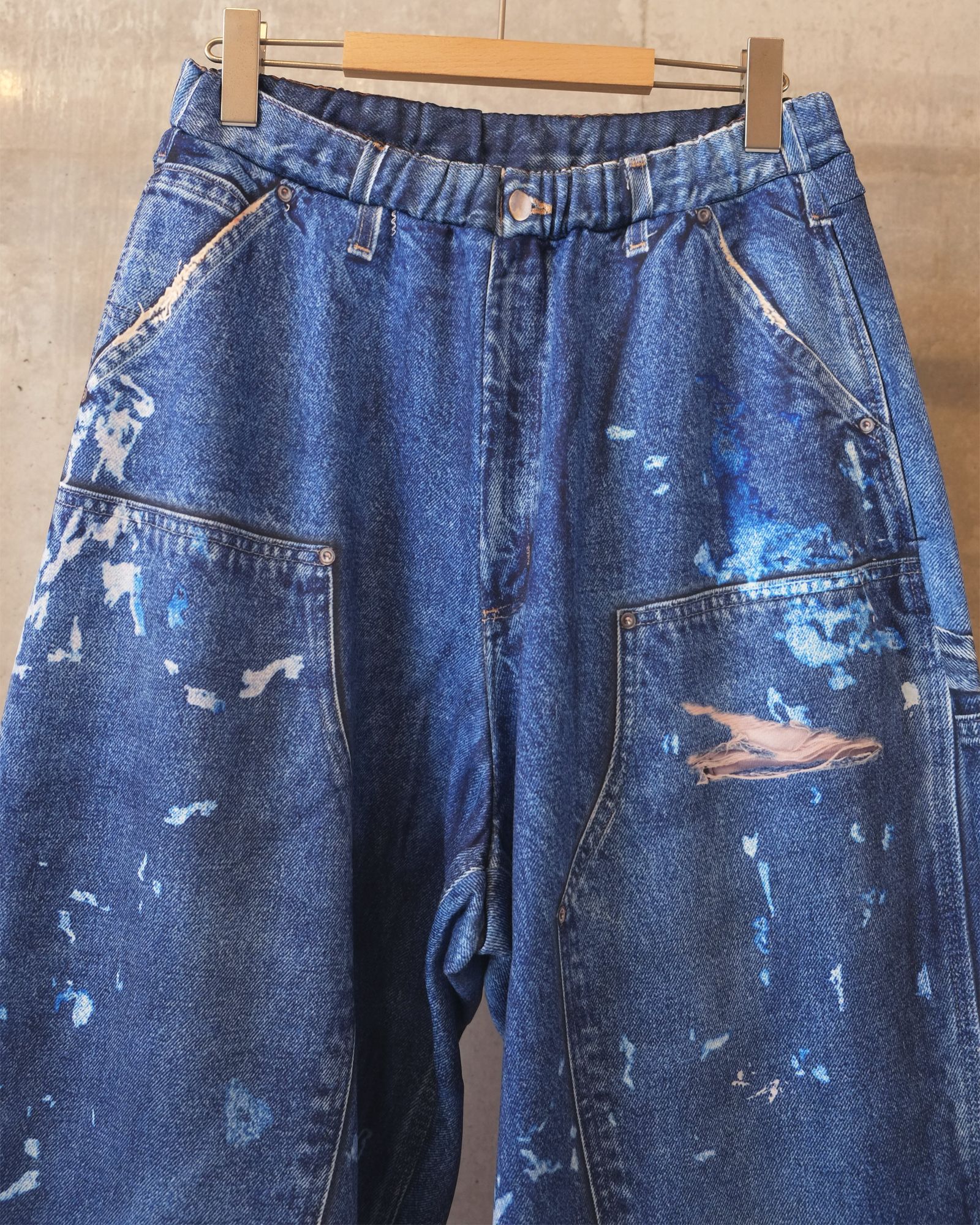 Print Duck Wide Pants