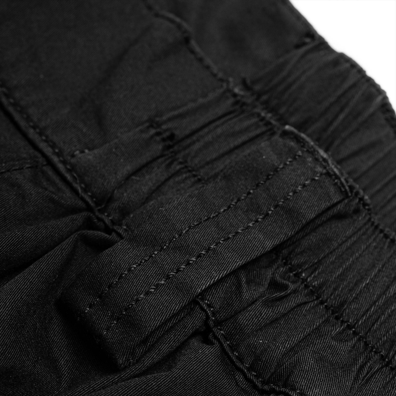 【ラスト1点 M 】washed multi-pocket cargo shorts / ブラック