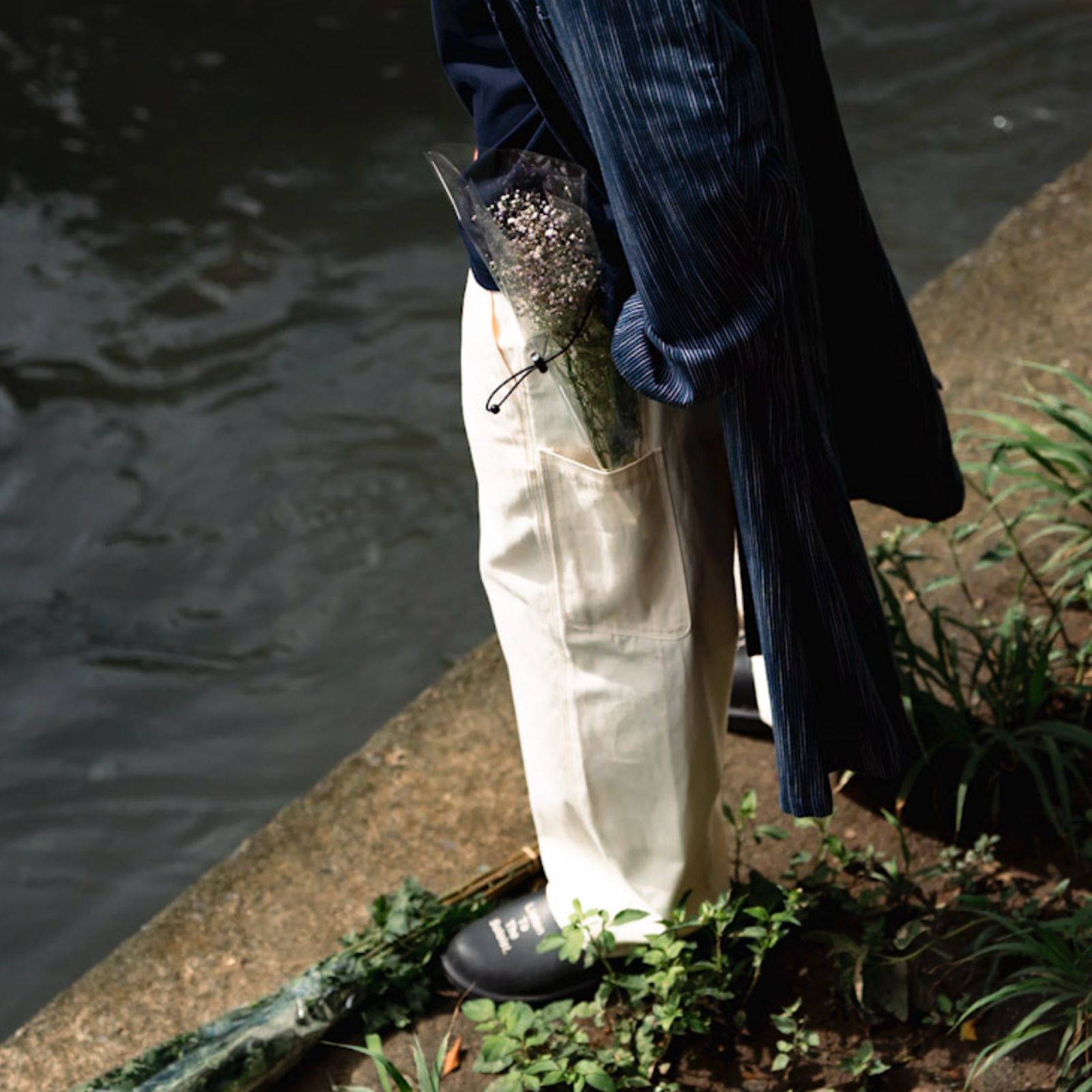【ラスト1点 1 】Umbrella Wide Pants / ウォームホワイト