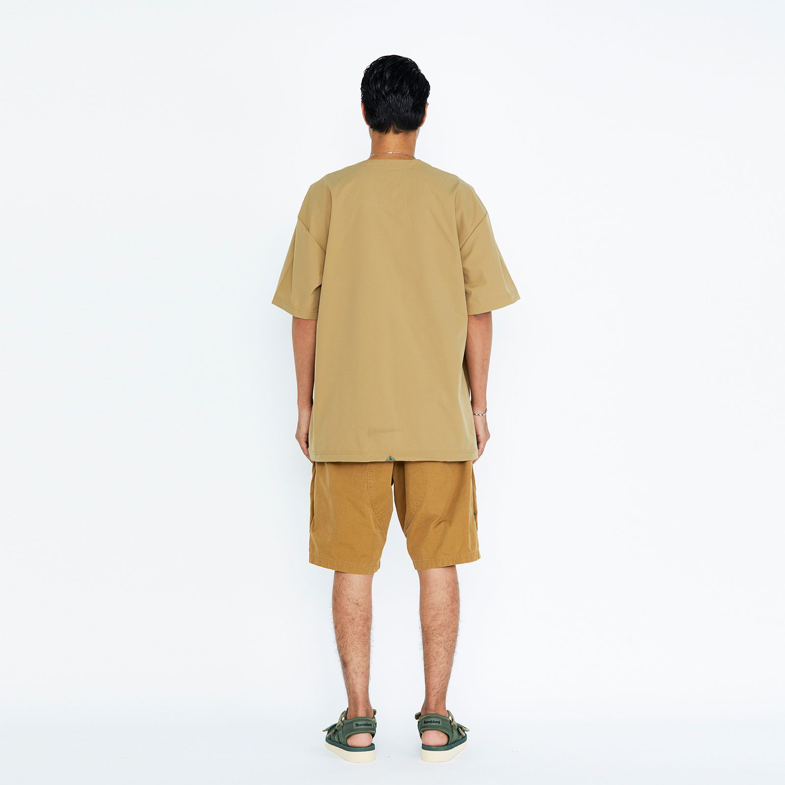 4way stretch tee / ブラウン