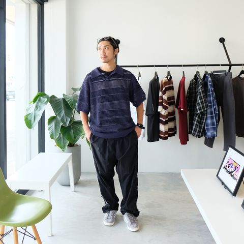 4PMのメッシュポロをメインに