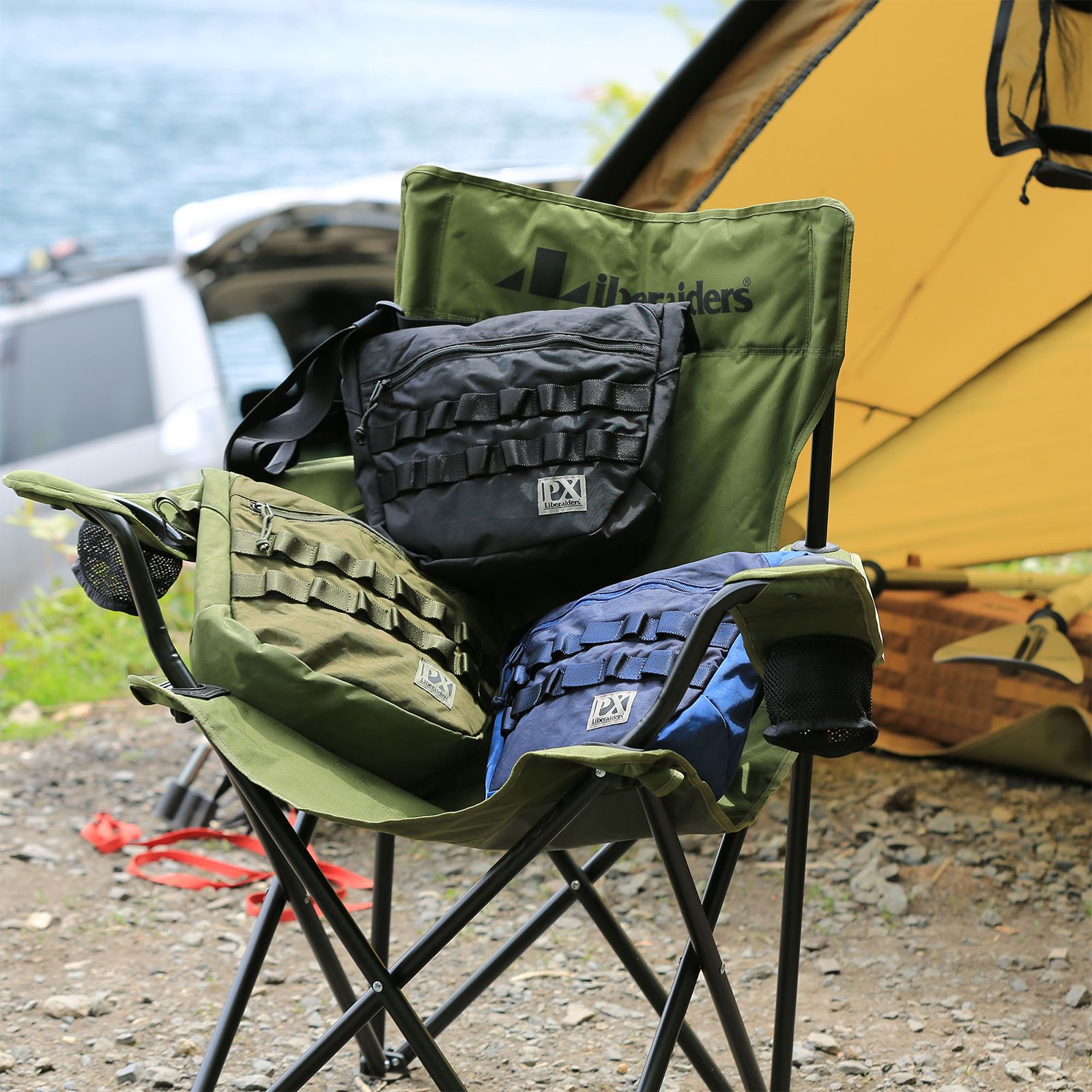 【ラスト1点】liberaiders px roger shoulder bag / ブラック