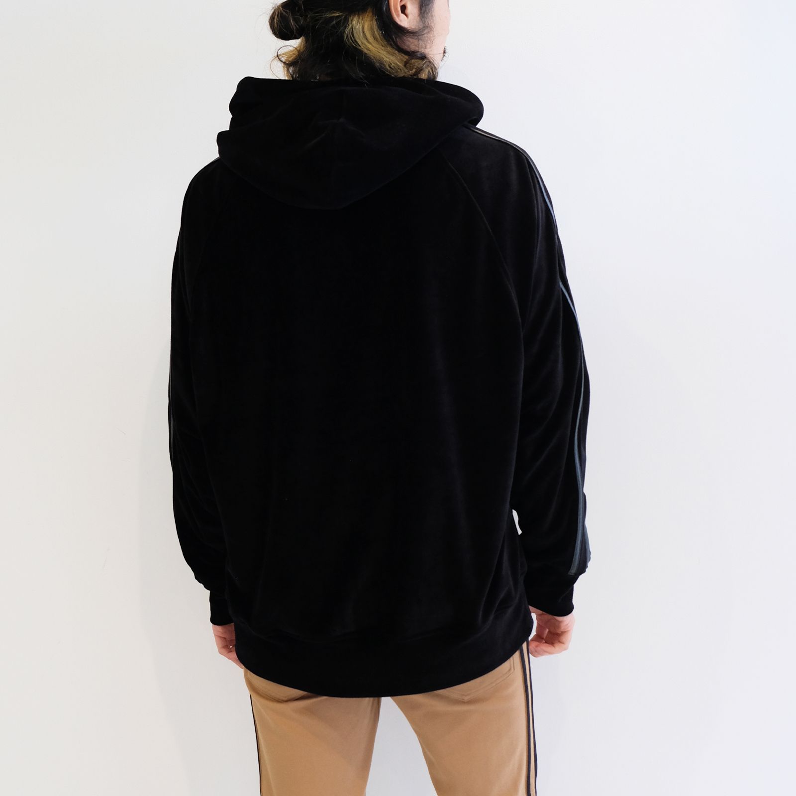 新品RESOUNDCLOTHINGベロアパーカー3メンズBEIGE定価29700