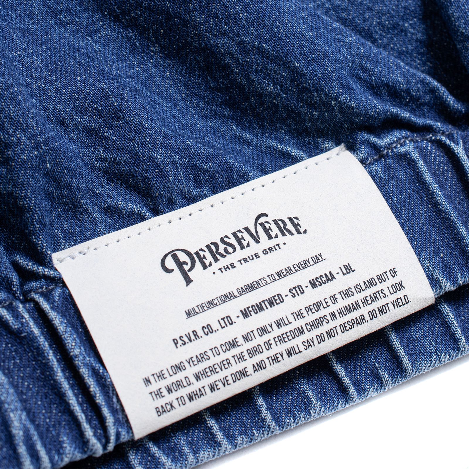 【ラスト1点 XL 】distressed denim harrington jacket / ウォッシュドブルー