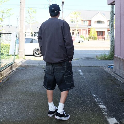 デニムショーツを男らしくも都会的に着こなすPersevereスタイル