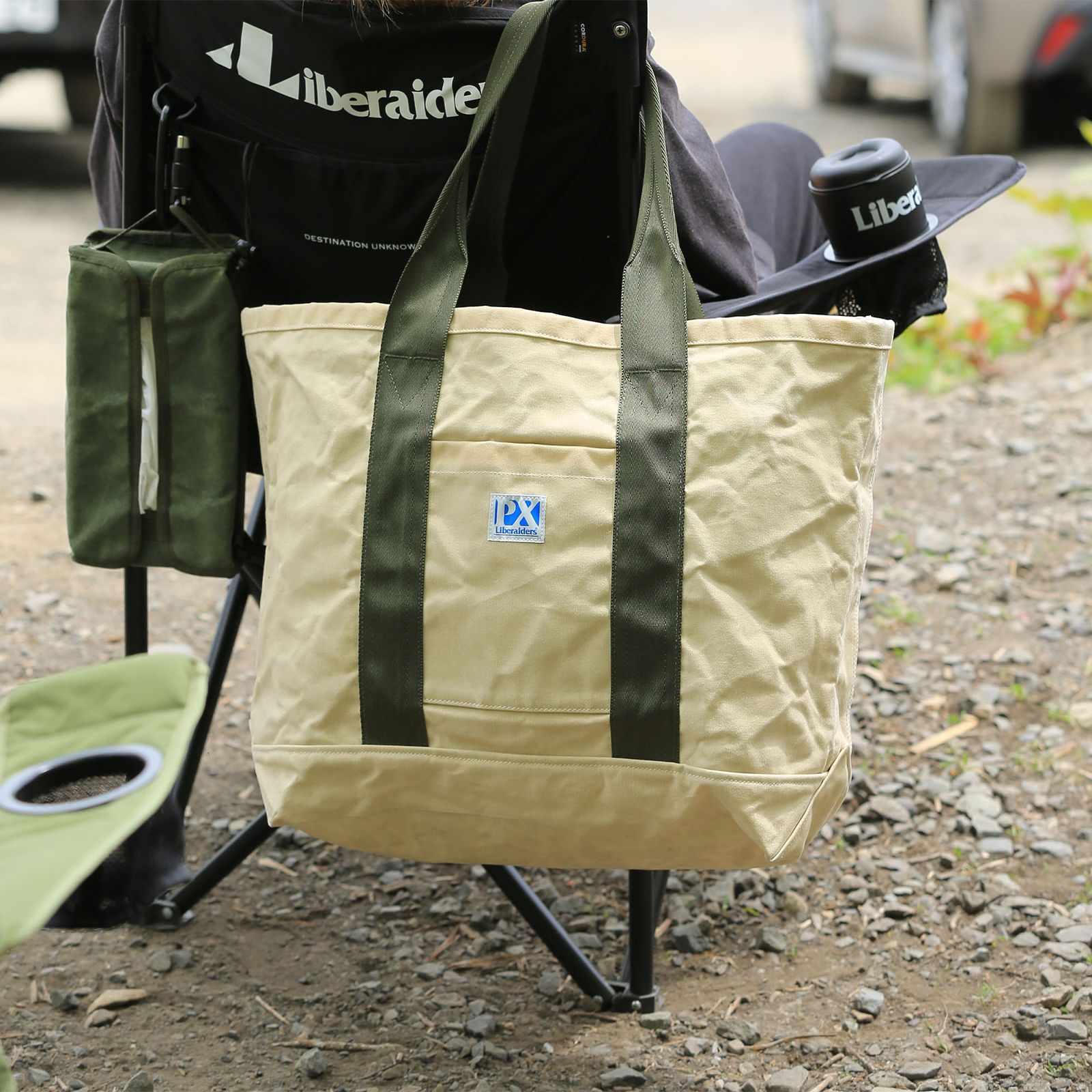 【ラスト1点】liberaiders px canvas tote bag / ホワイト