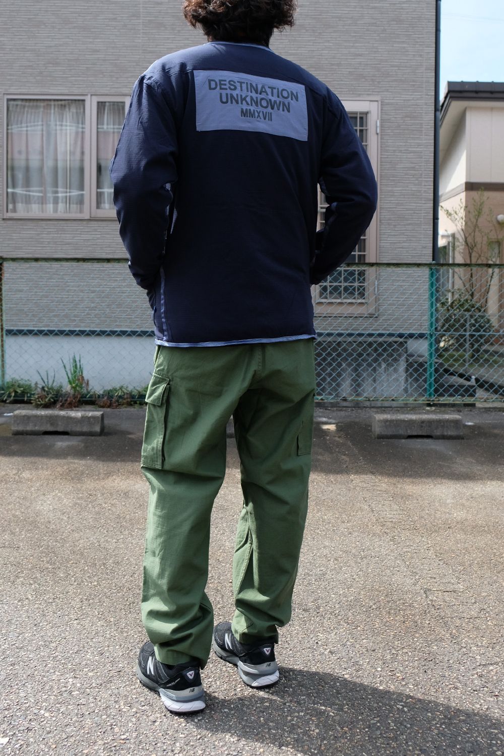軍物合わせでタウンユースに着こなす