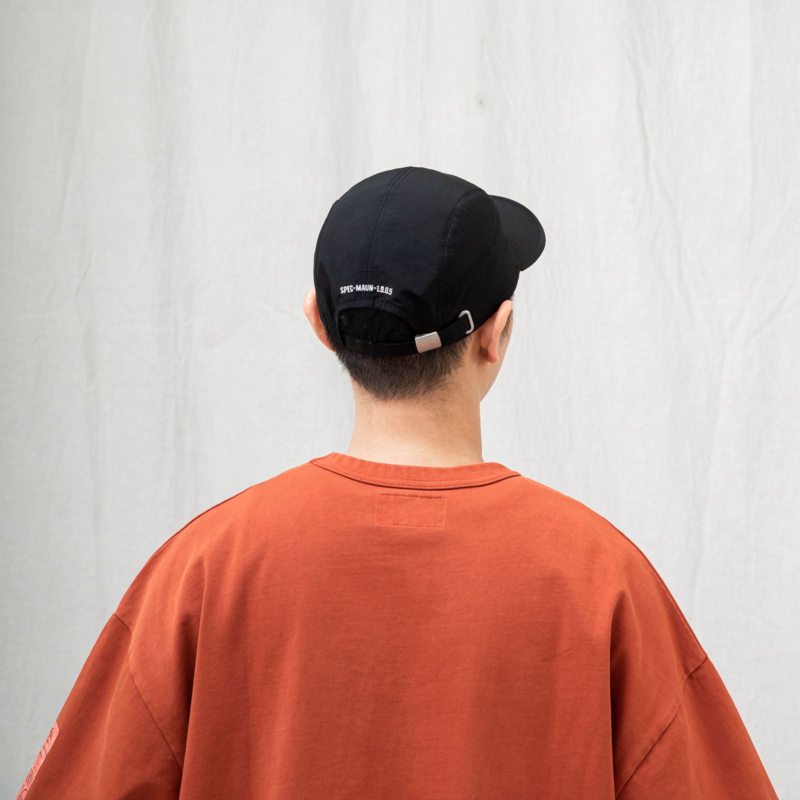 spliced 5-panel water-repellent nylon cap