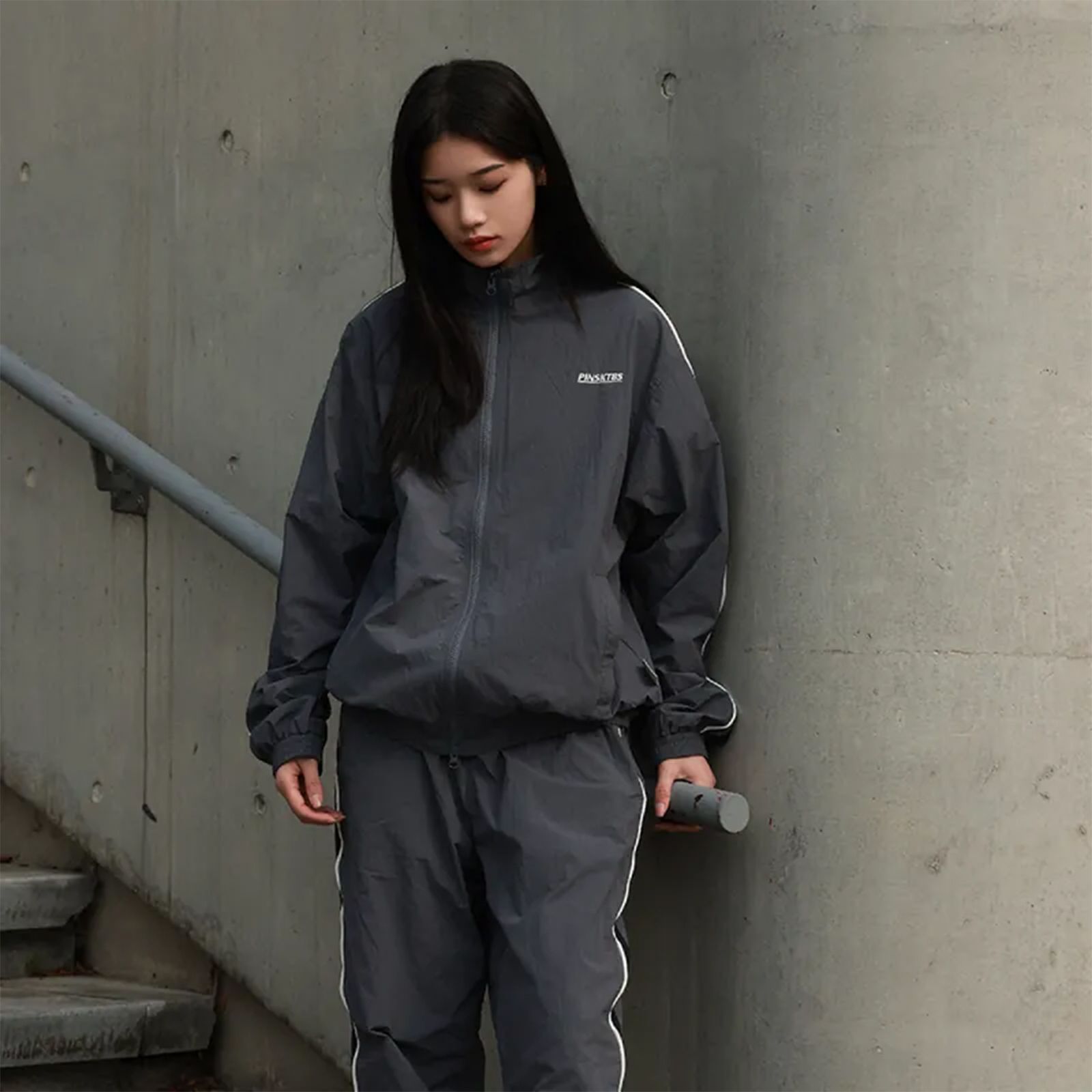 【ラスト1点 L 】TRACK JACKET / グレー