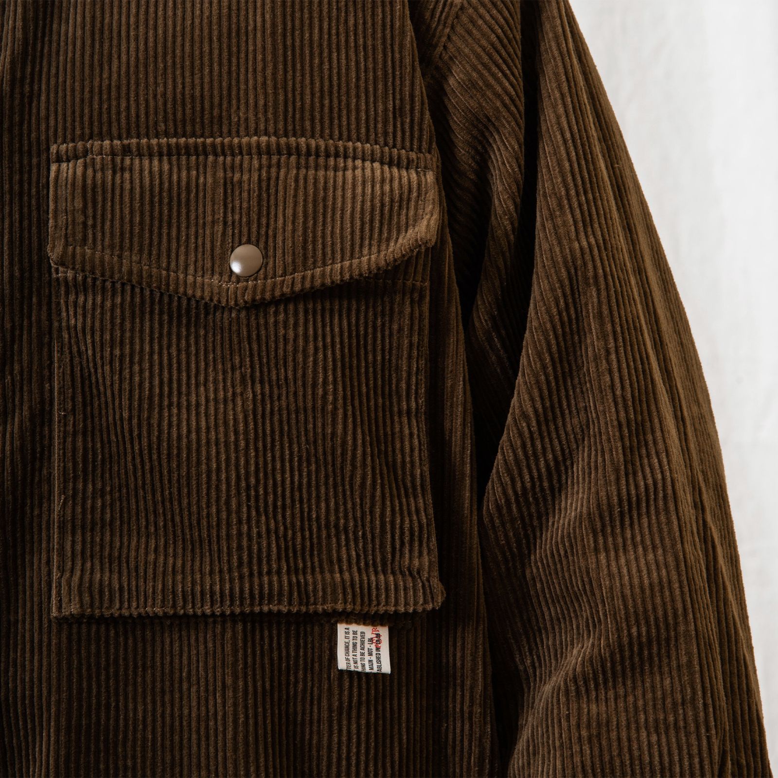 Persevere - 【ラスト1点 XL 】long sleeve corduroy jac-shirts