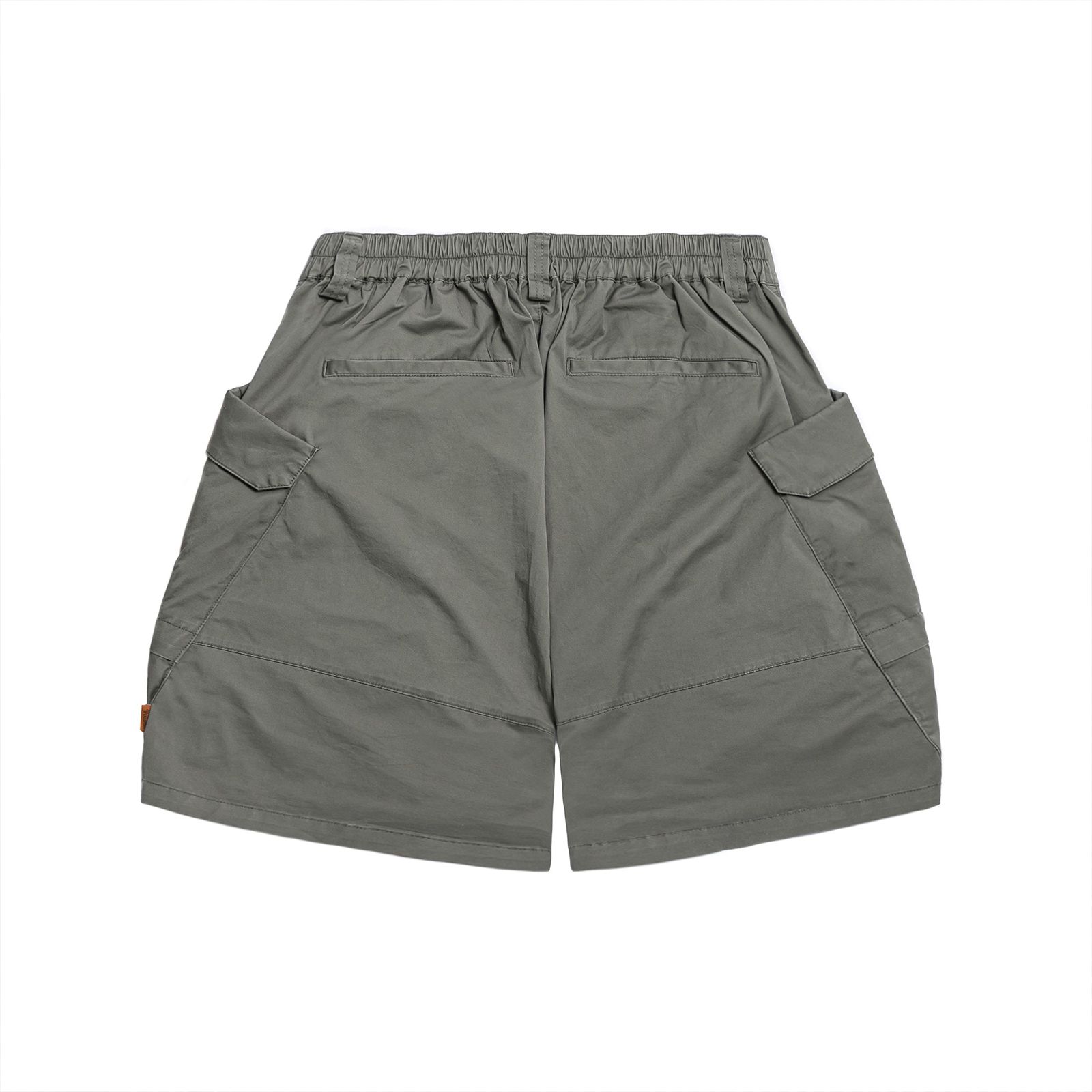 【ラスト1点 M 】washed multi-pocket cargo shorts / グリーングレー
