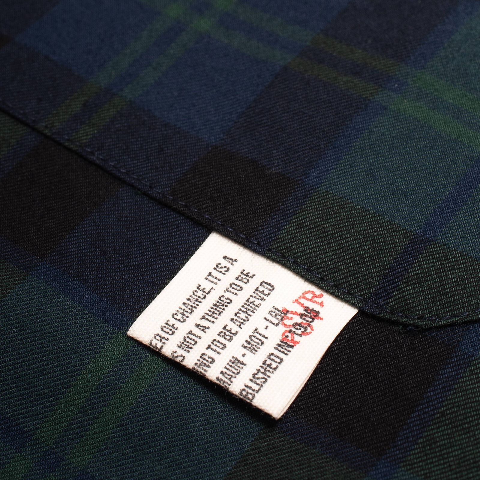 [ラスト1点 M ] persevere long sleeve check shirts / グリーン×ブルー