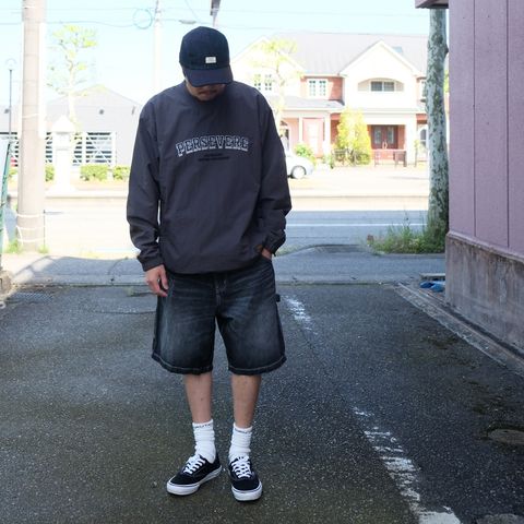 デニムショーツを男らしくも都会的に着こなすPersevereスタイル