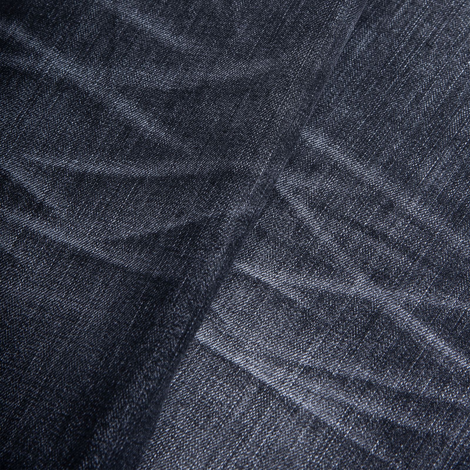 【ラスト1点 XL】distressed selvedge denim jeans / ウォッシュドブラック