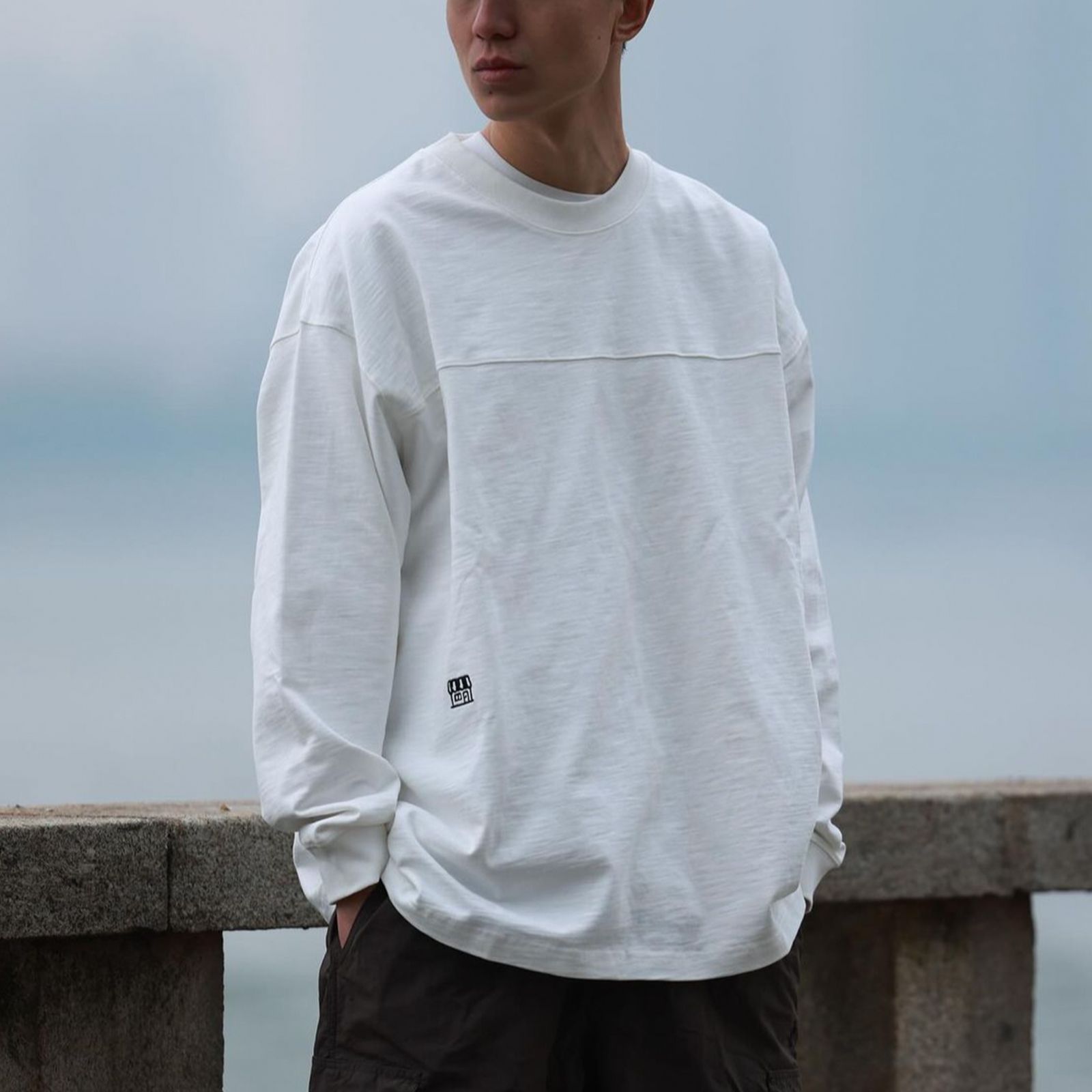 【ラスト1点 L】HOUSE LOGO L/S / ホワイト