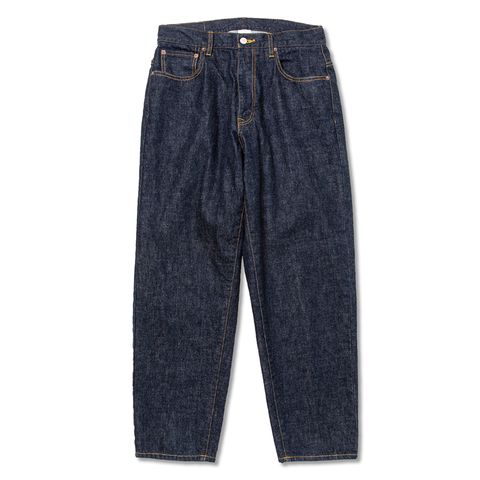 【ラスト1点 32 】Vintage reproduct wide silhouette denim pants  / ワンウォッシュインディゴブルー